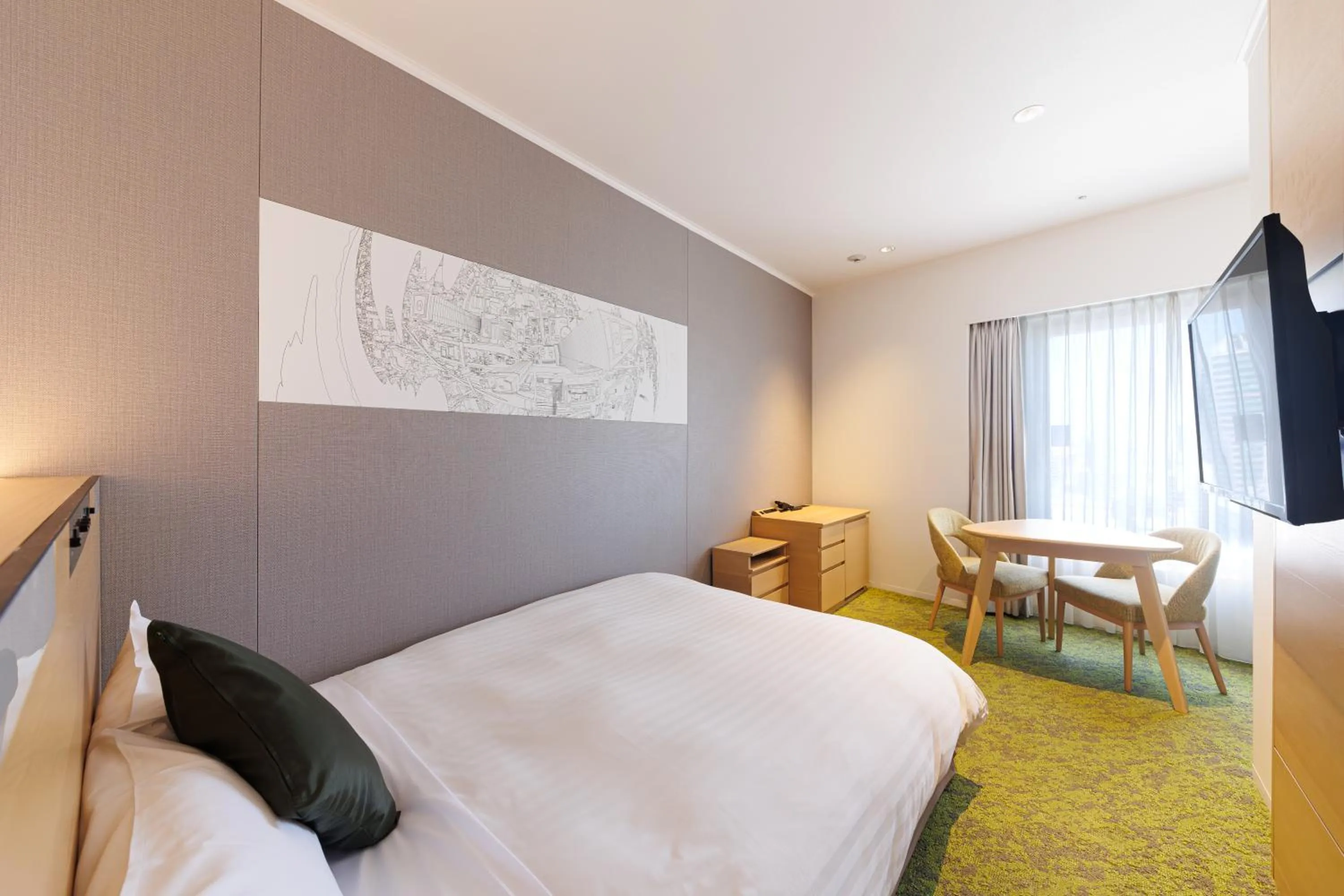 Bed in Miyako City Osaka Tennoji