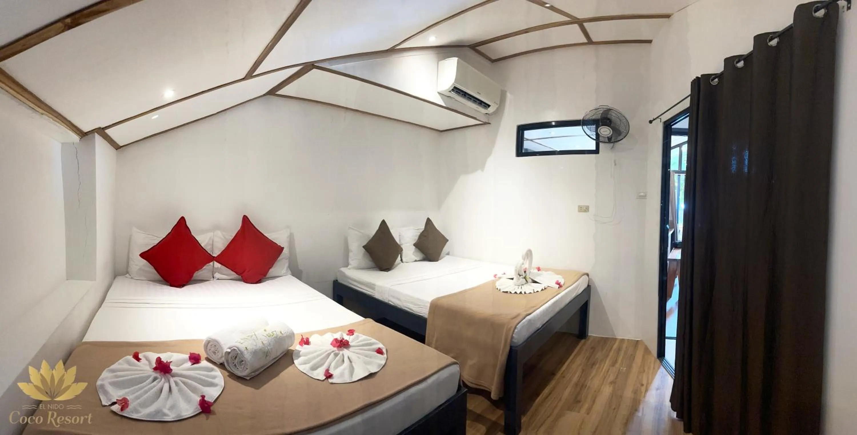 Bed in El Nido Coco Resort