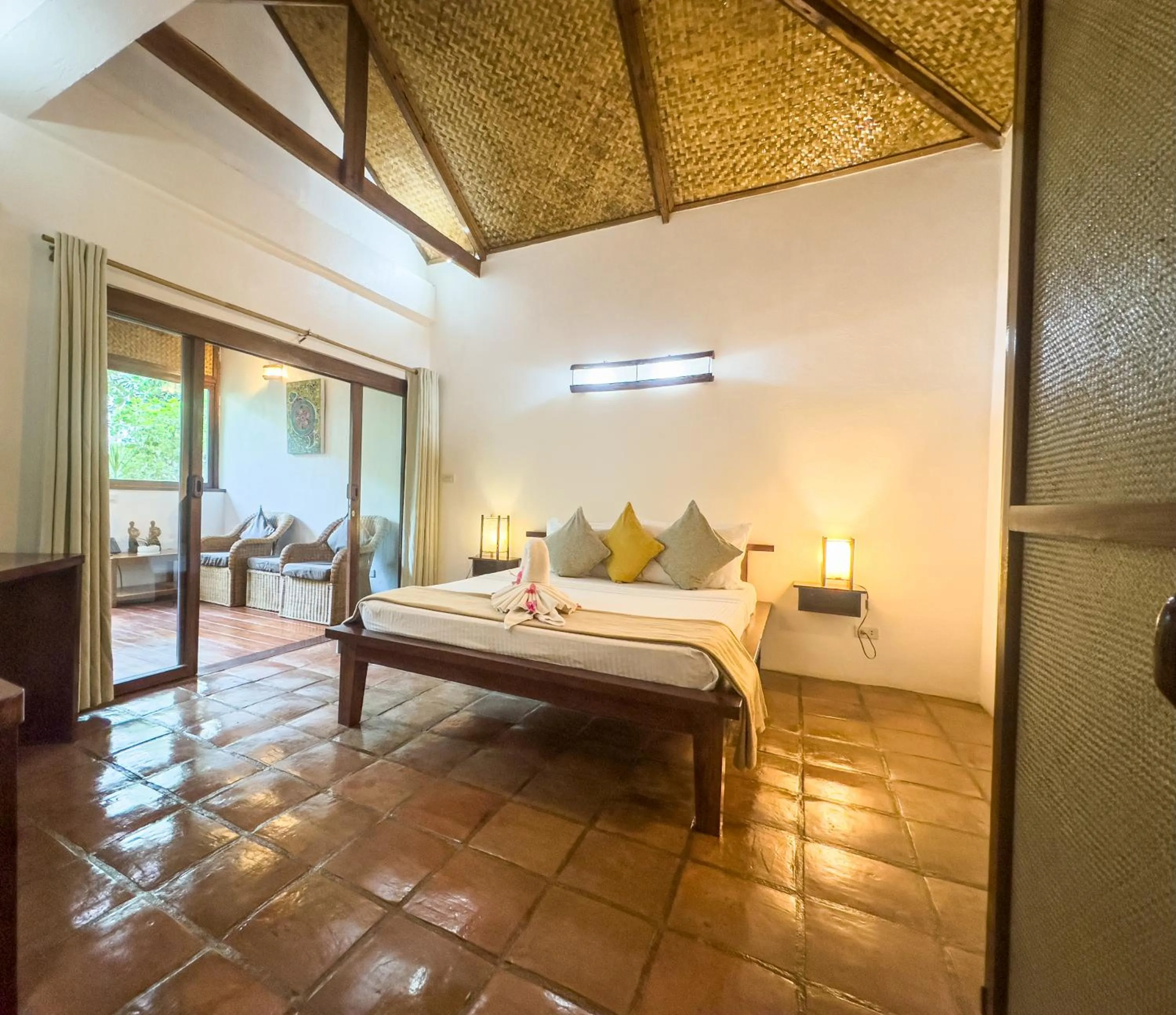 Bed in El Nido Coco Resort