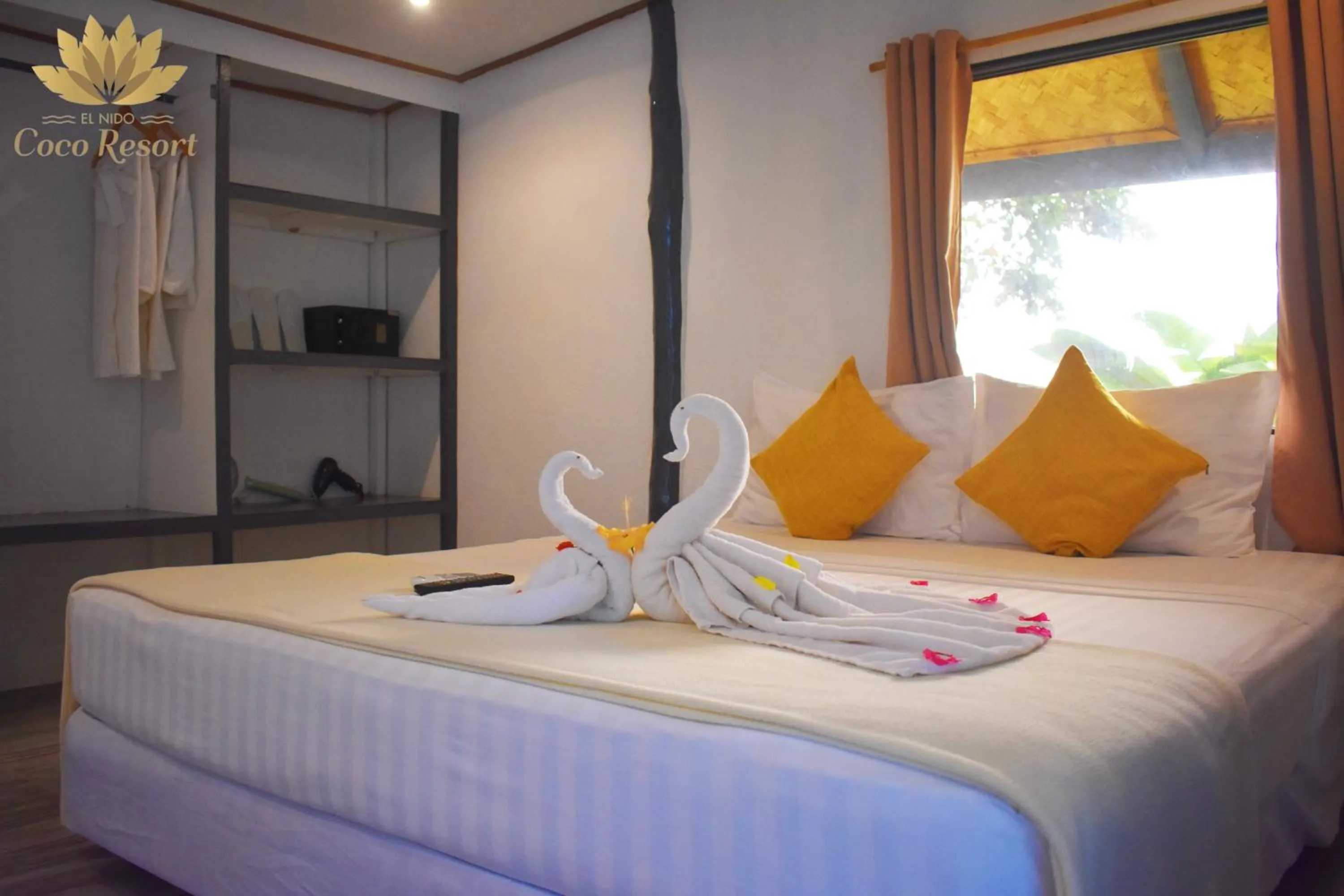 Bed in El Nido Coco Resort