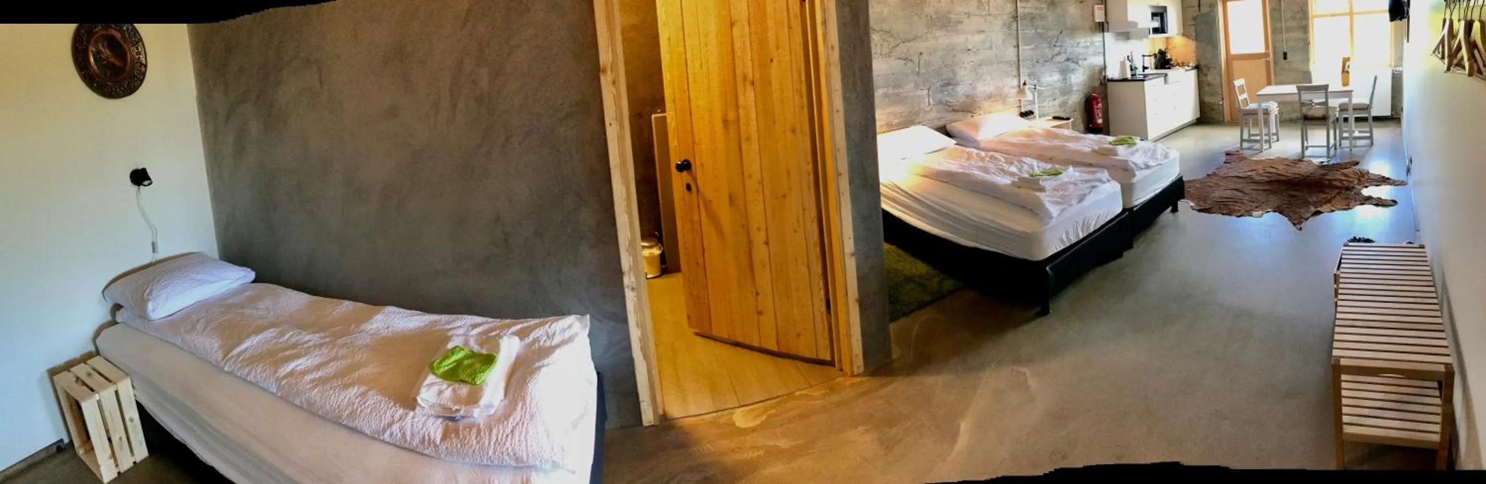 Photo of the whole room, Bed in The Garage