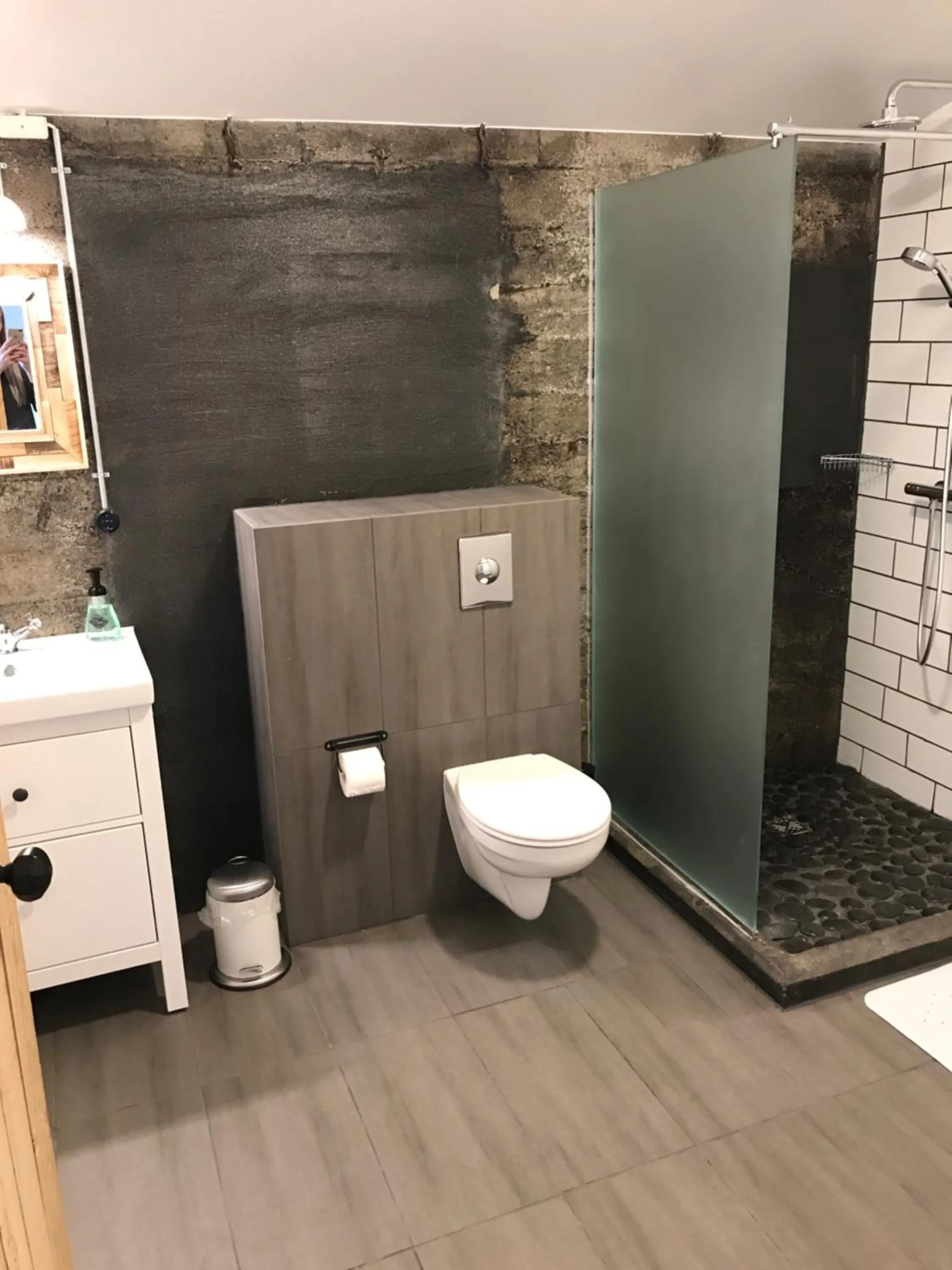 Shower in The Garage