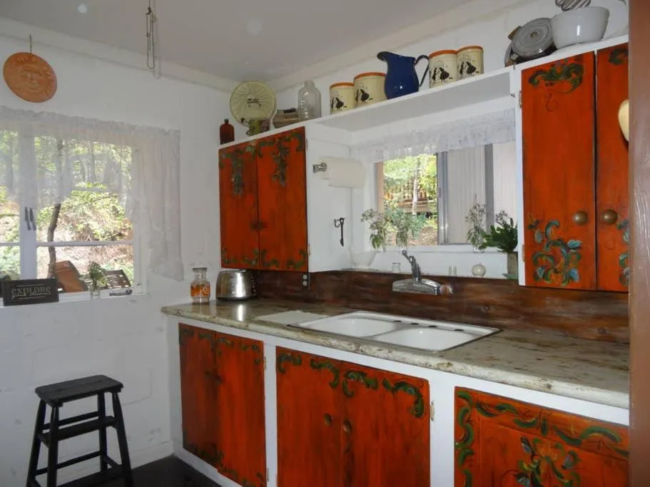 Kitchen or kitchenette in Cottage On The Stream Sundance, Utah