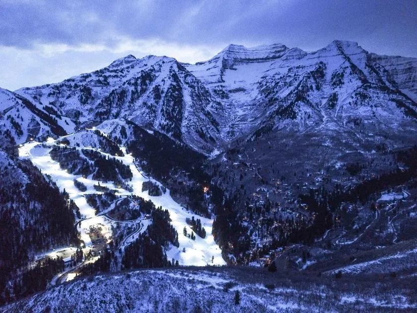 Mountain view in Cottage On The Stream Sundance, Utah