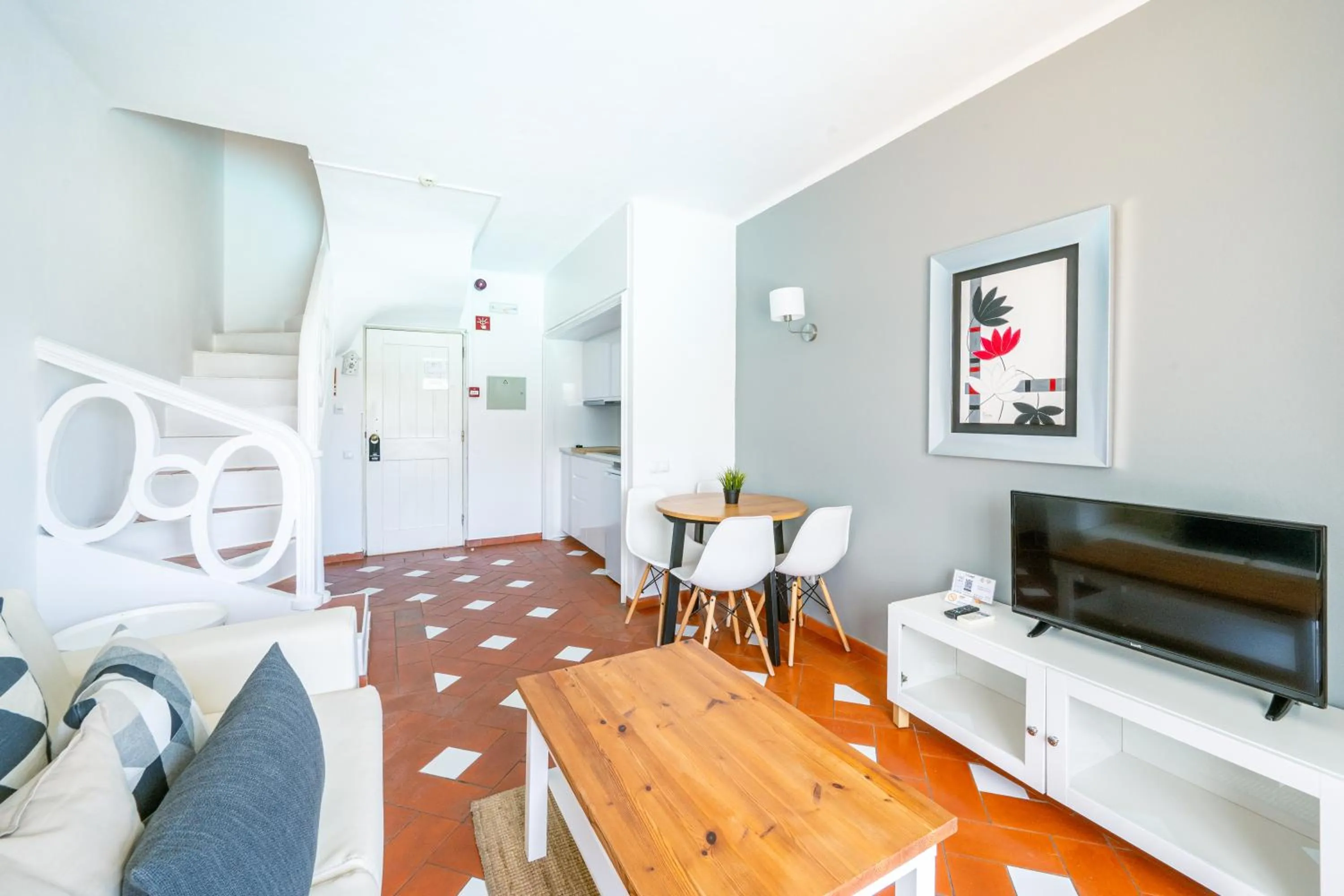 Living room in Baluarte da Vila Apartments