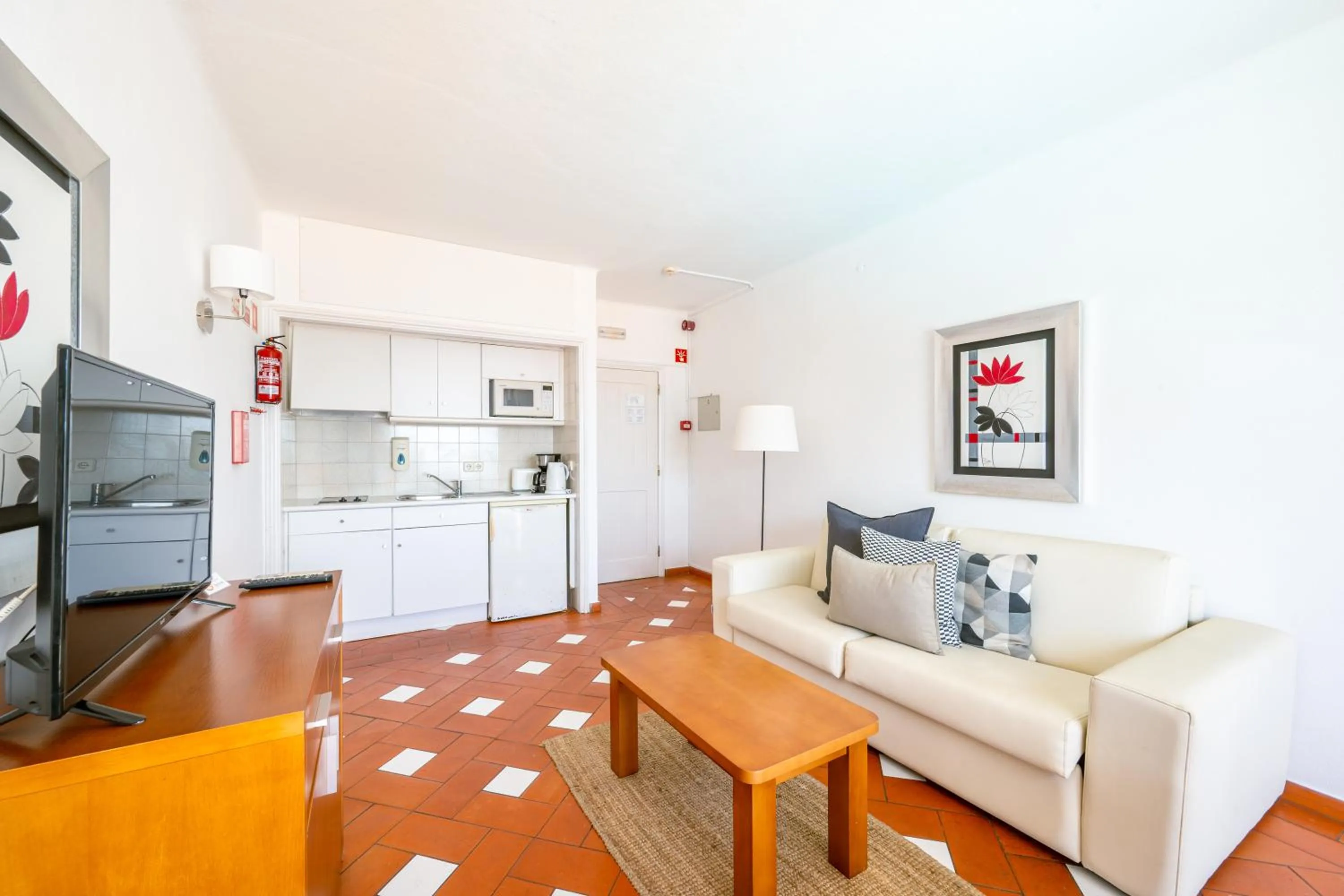 Living room in Baluarte da Vila Apartments