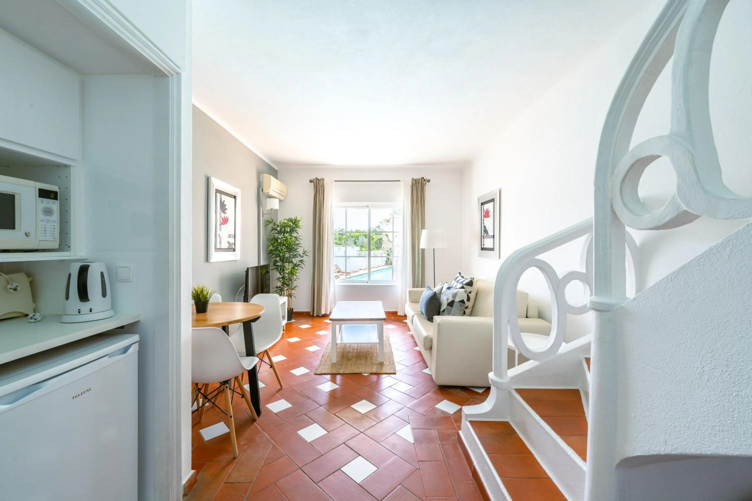 Living room in Baluarte da Vila Apartments