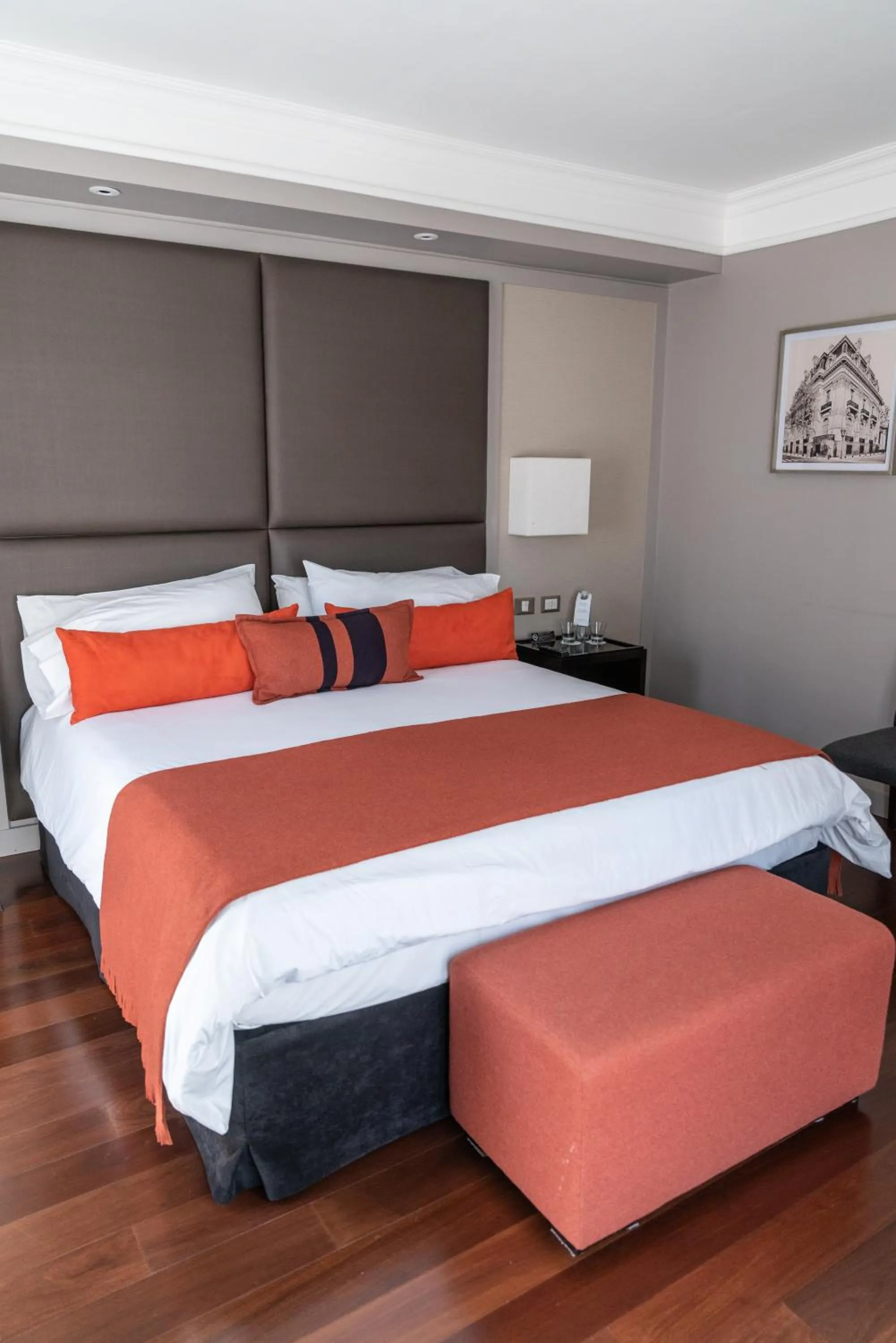 Decorative detail, Bed in Carles Hotel