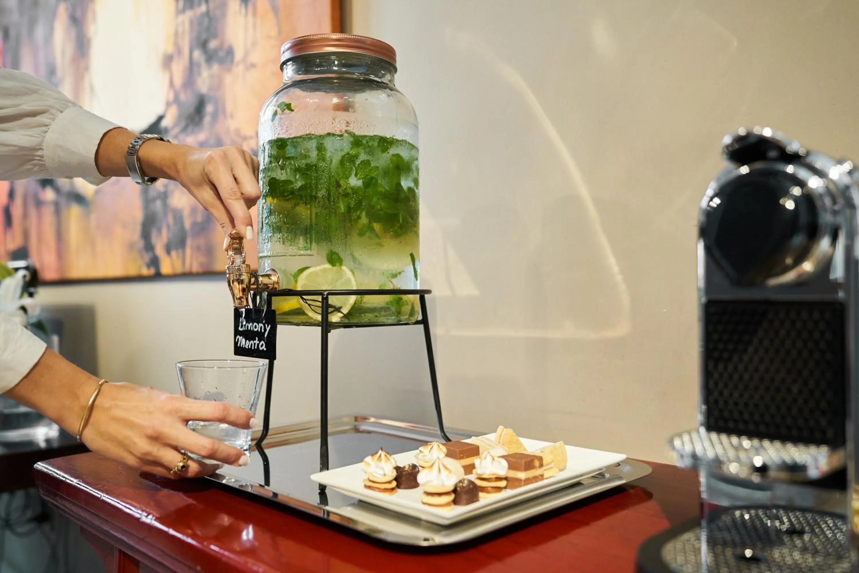 Lobby or reception in Carles Hotel