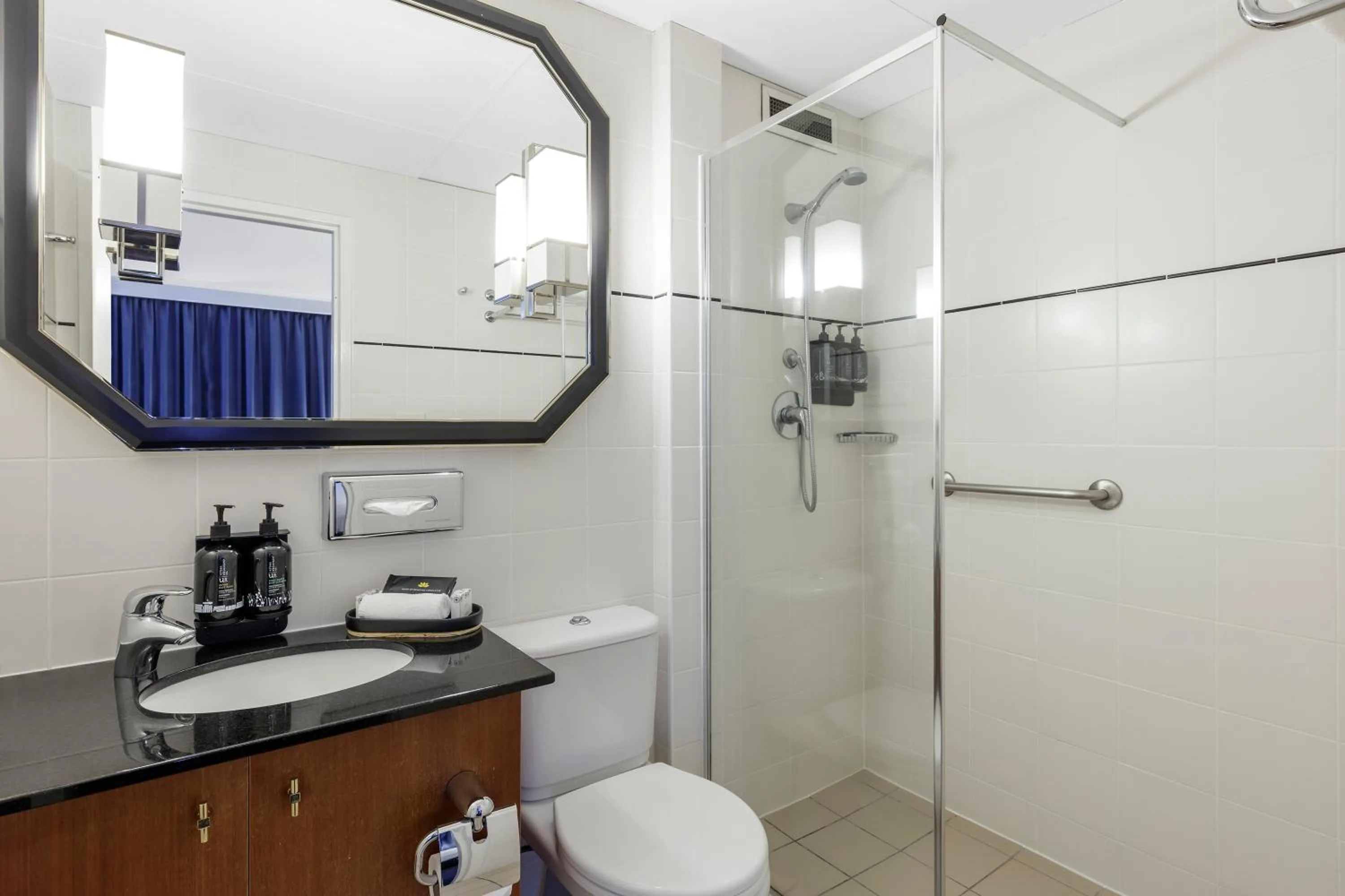 Shower in Ramada by Wyndham Diplomat Canberra