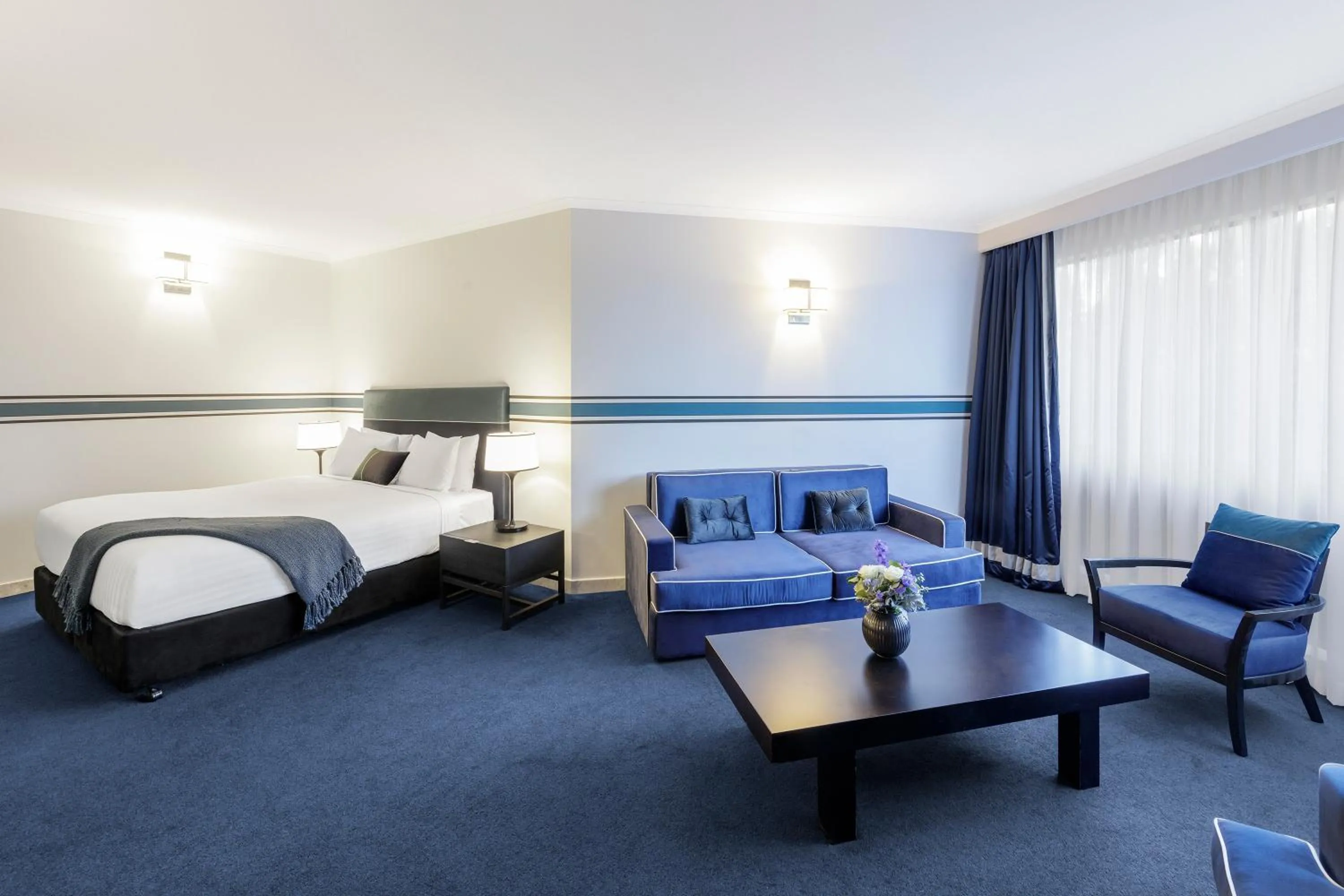 Bedroom, Bed in Ramada by Wyndham Diplomat Canberra