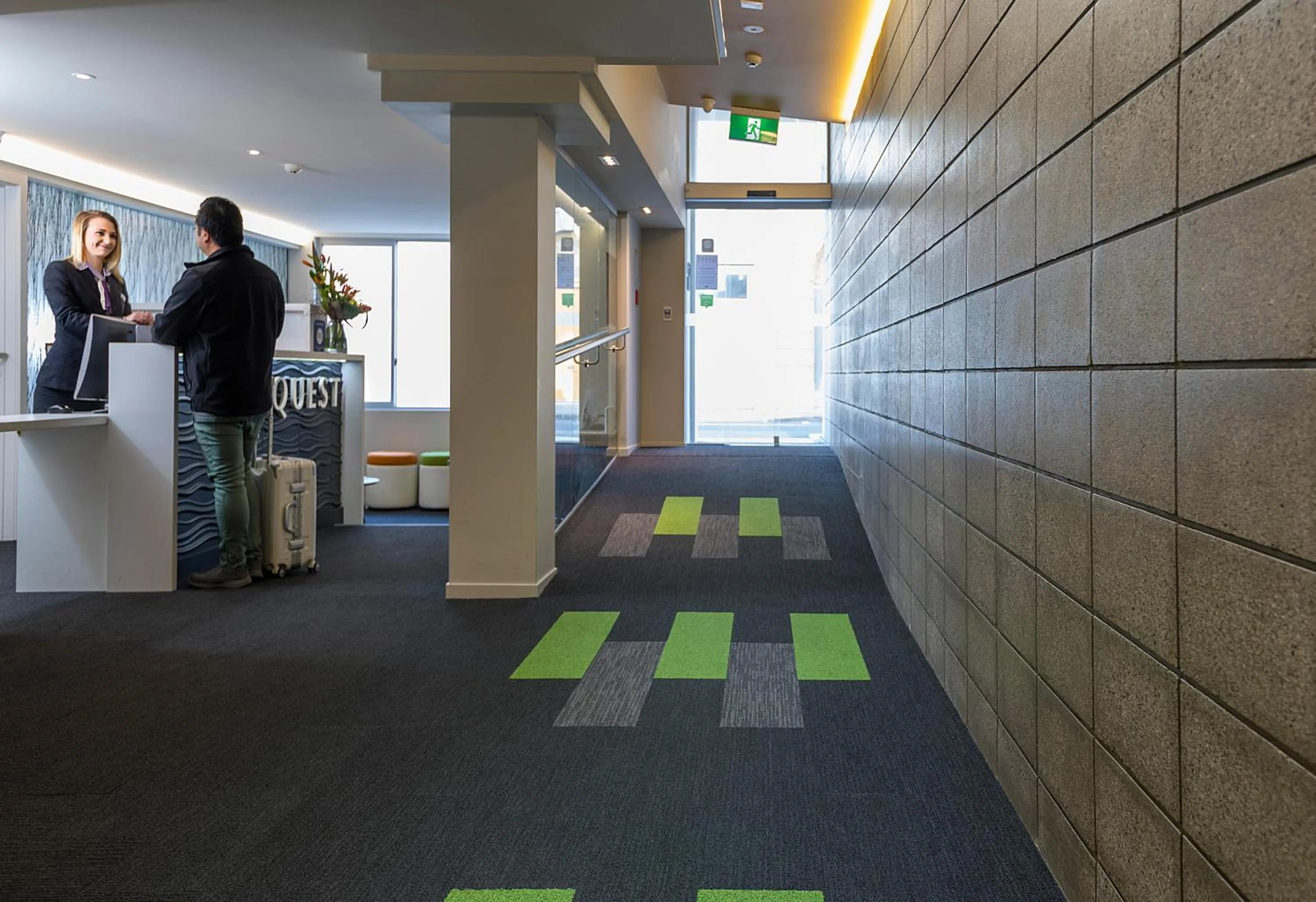 Lobby or reception in Quest Petone