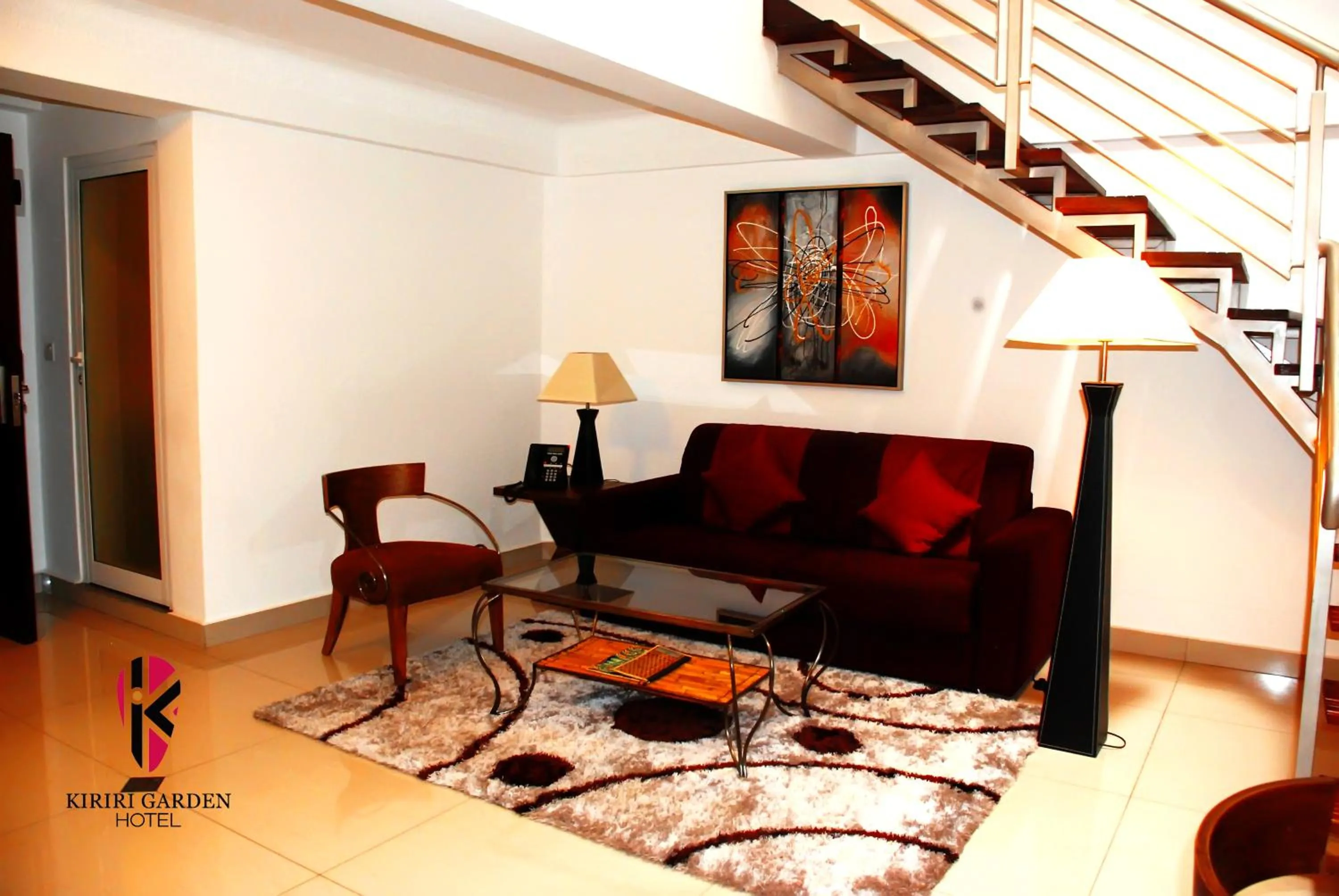 Seating area in Kiriri Garden Hotel