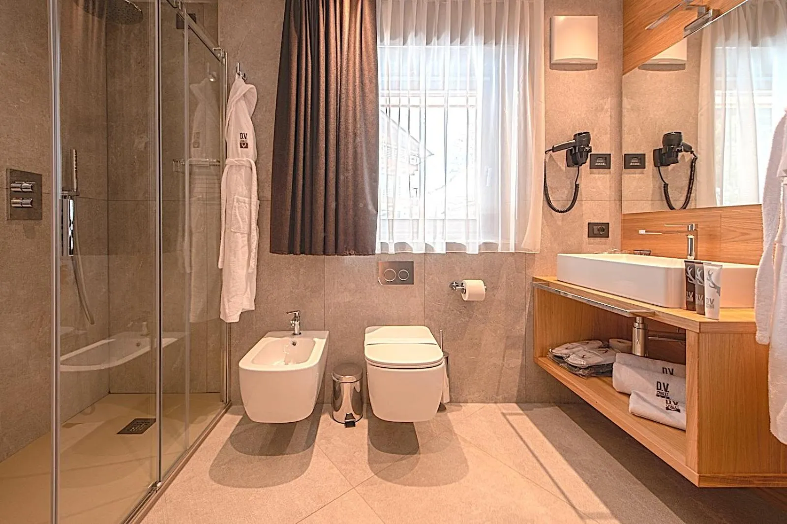 Bathroom in DV Chalet Boutique Hotel & Spa