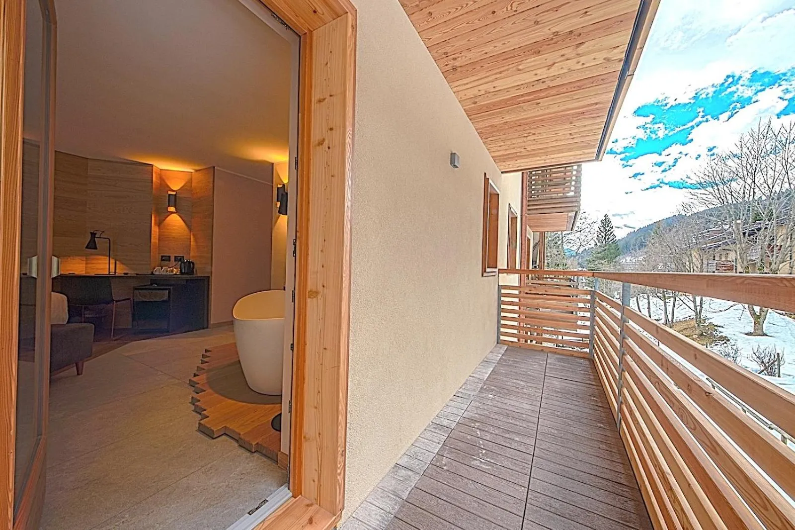 Balcony/Terrace in DV Chalet Boutique Hotel & Spa