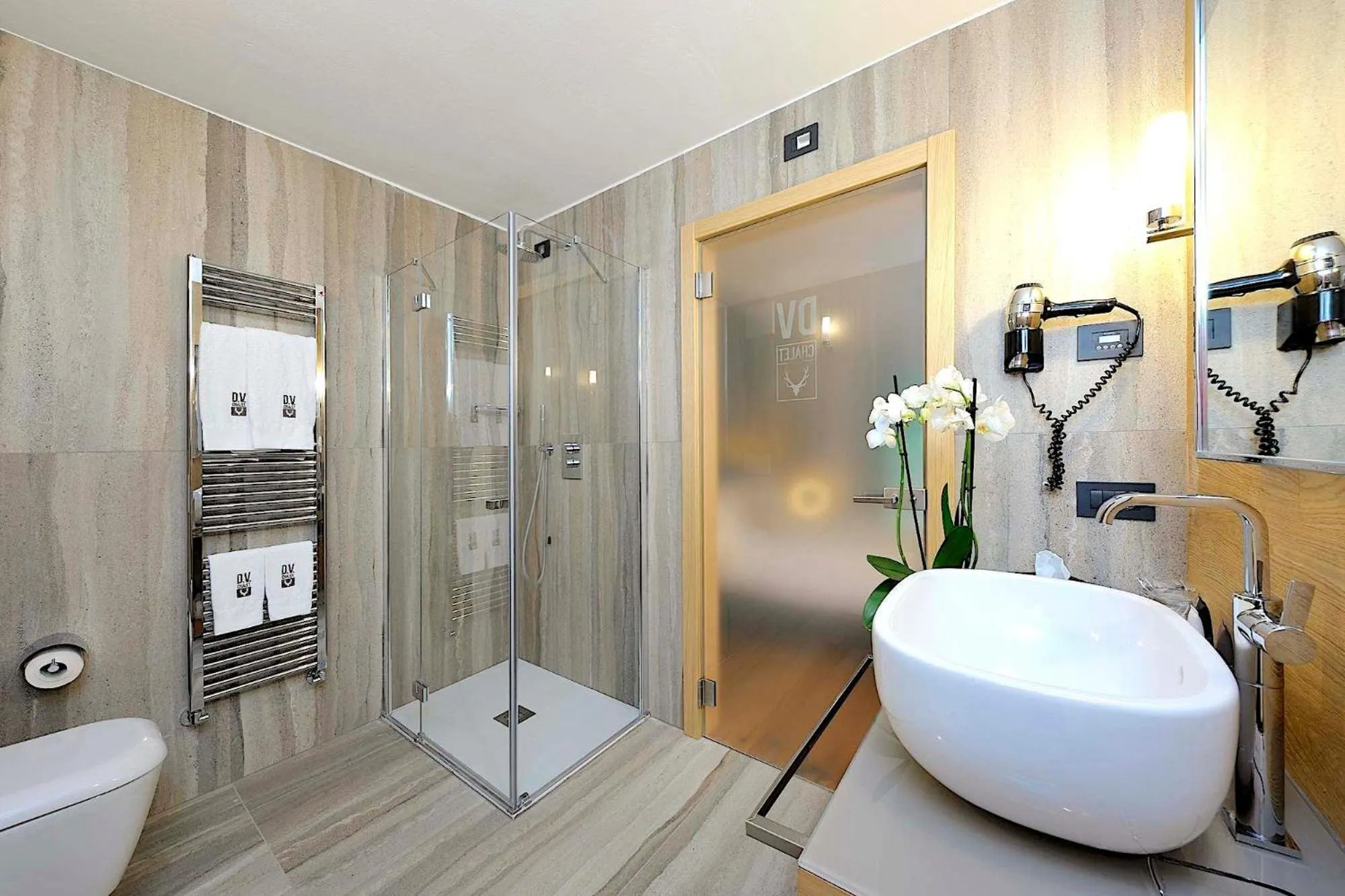 Bathroom in DV Chalet Boutique Hotel & Spa