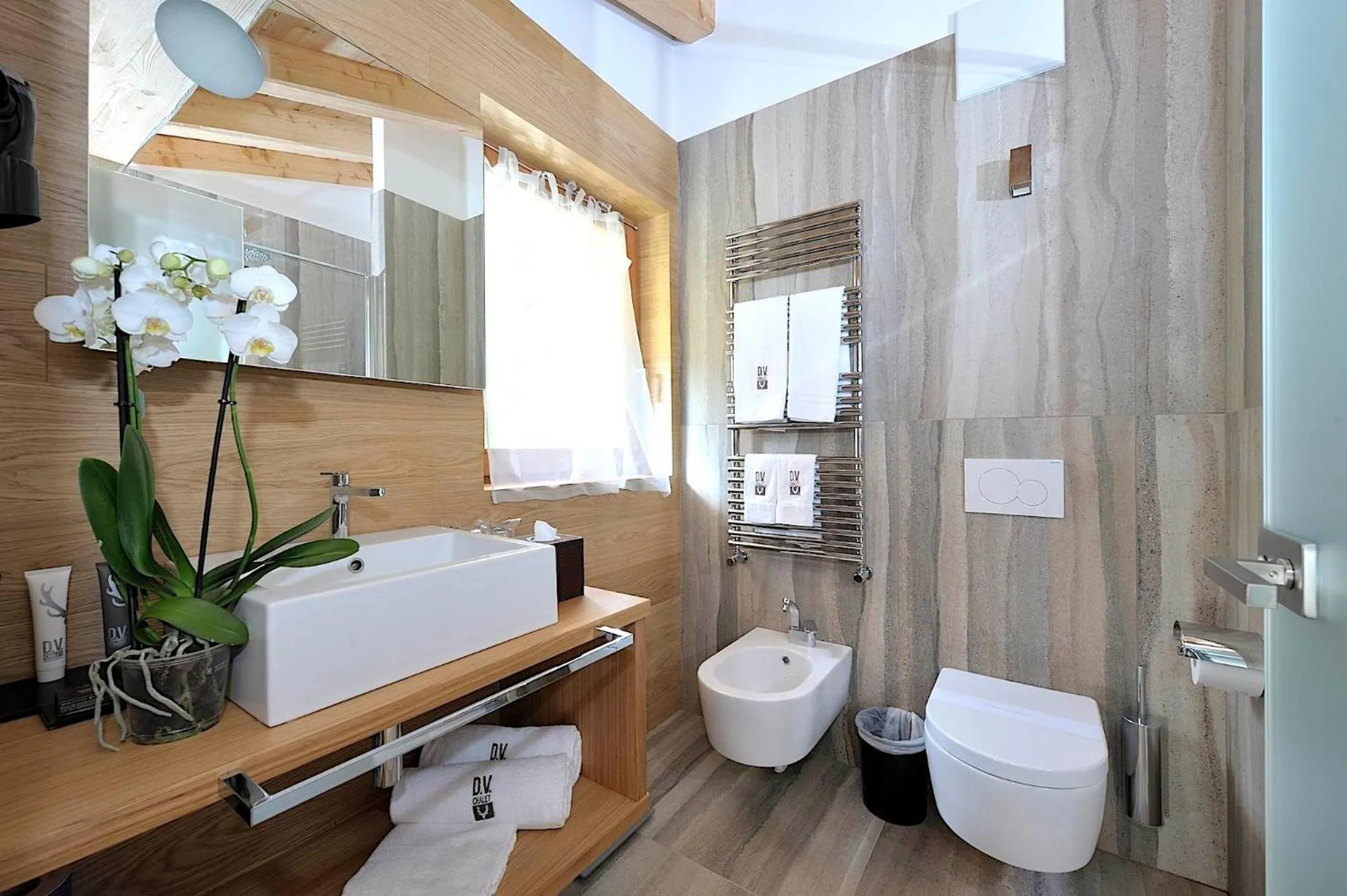 Bathroom in DV Chalet Boutique Hotel & Spa