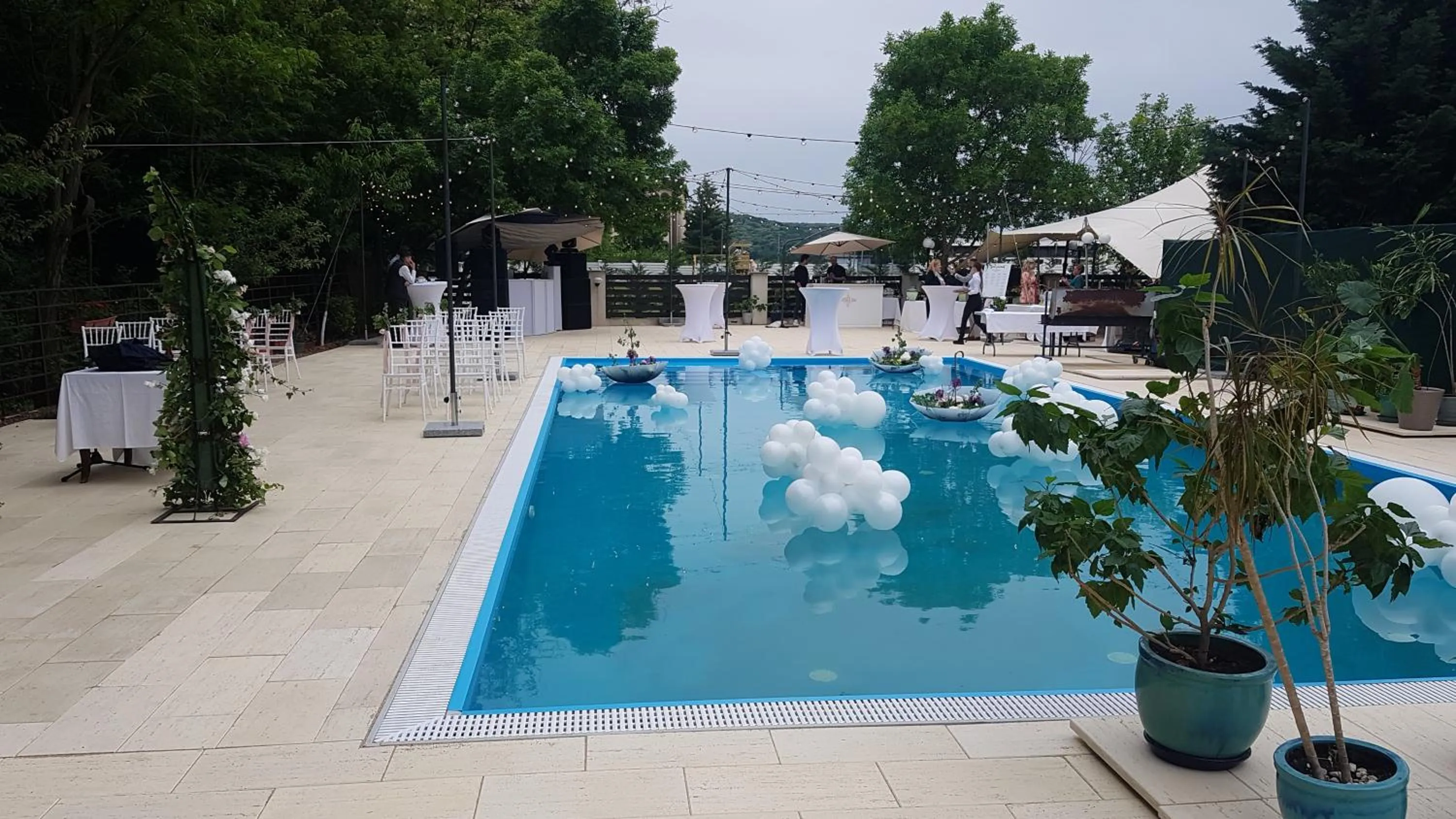 Pool view in Anthimos