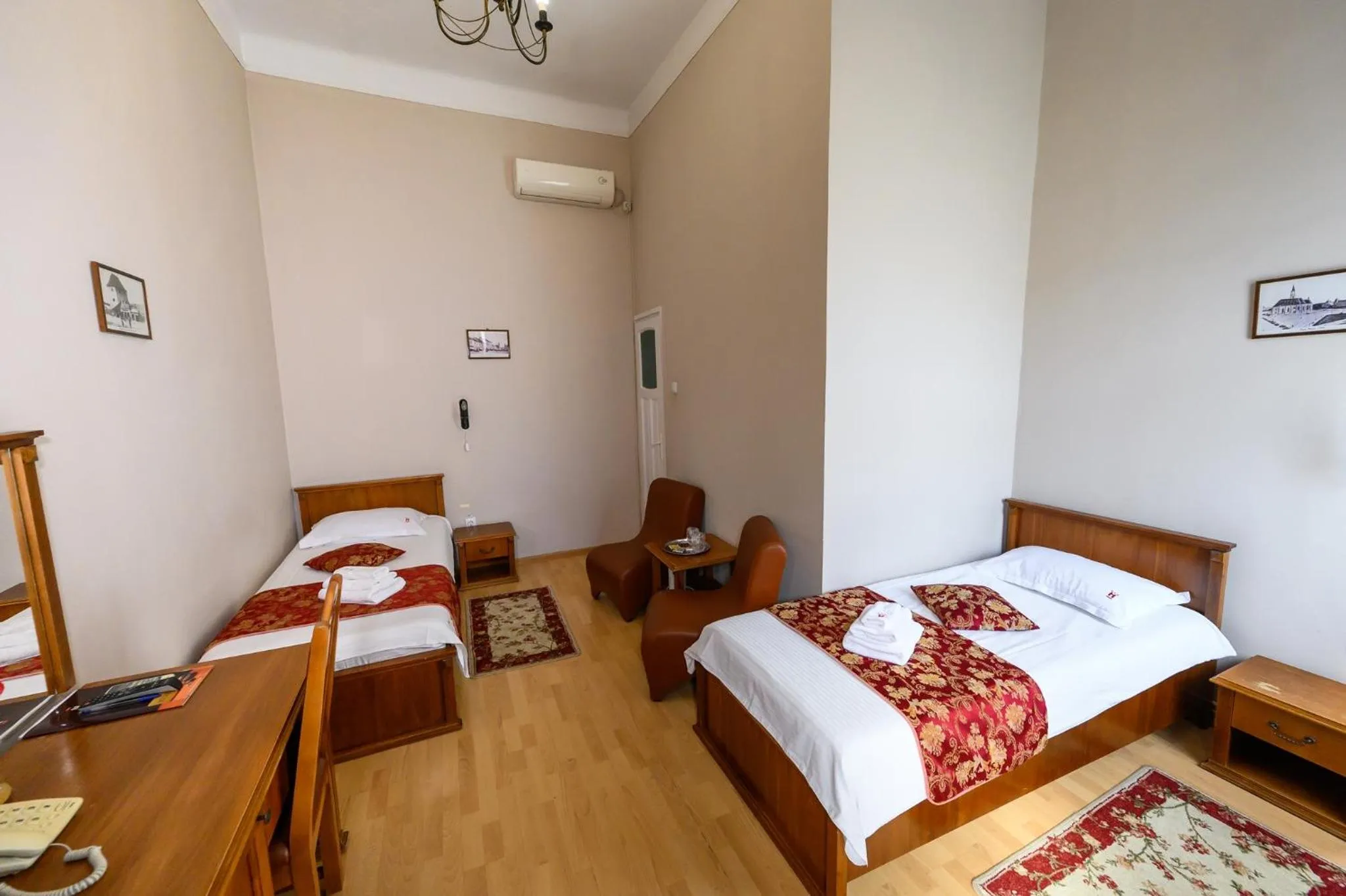 Bed in Hotel Transilvania