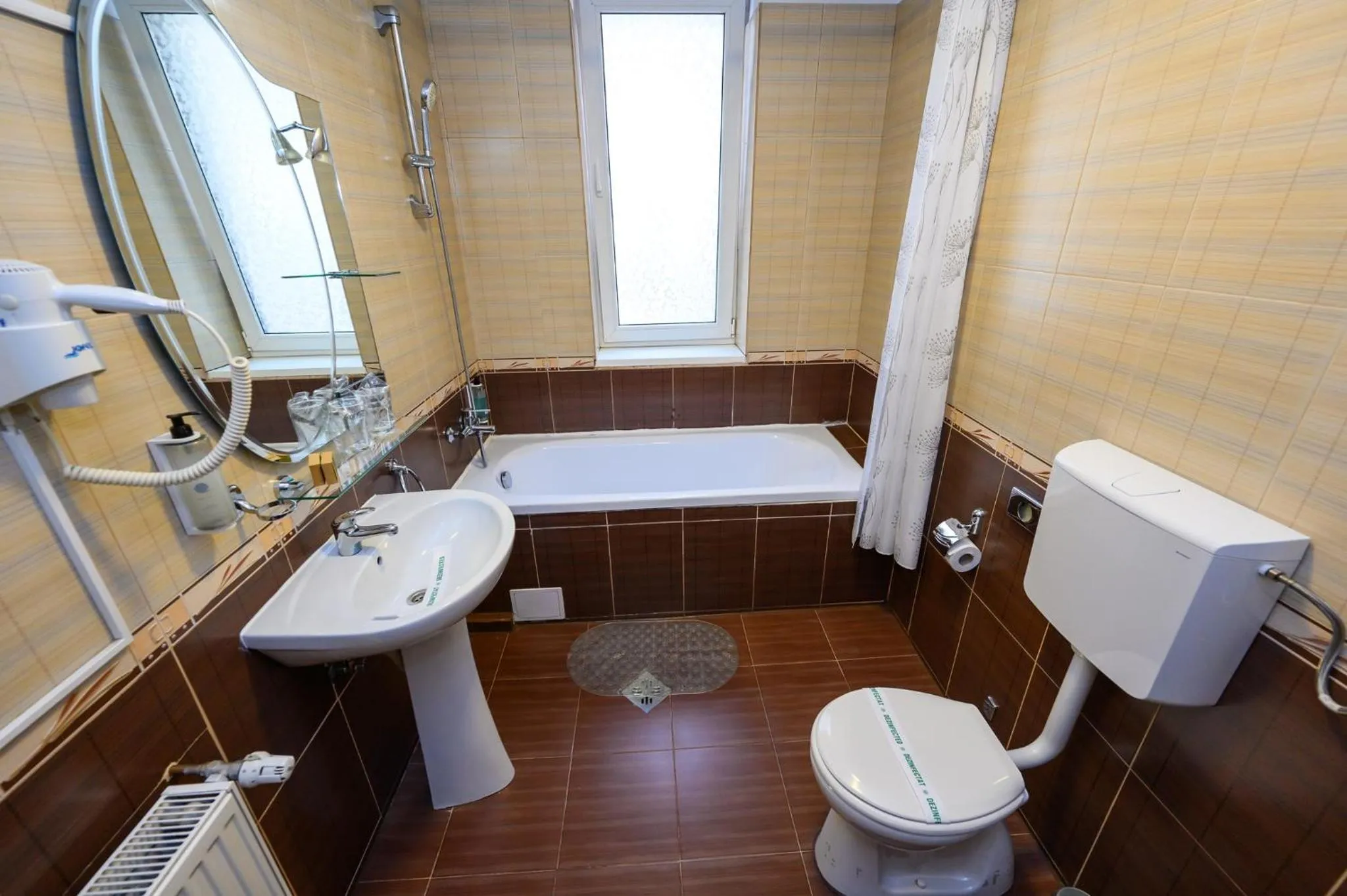 Shower in Hotel Transilvania