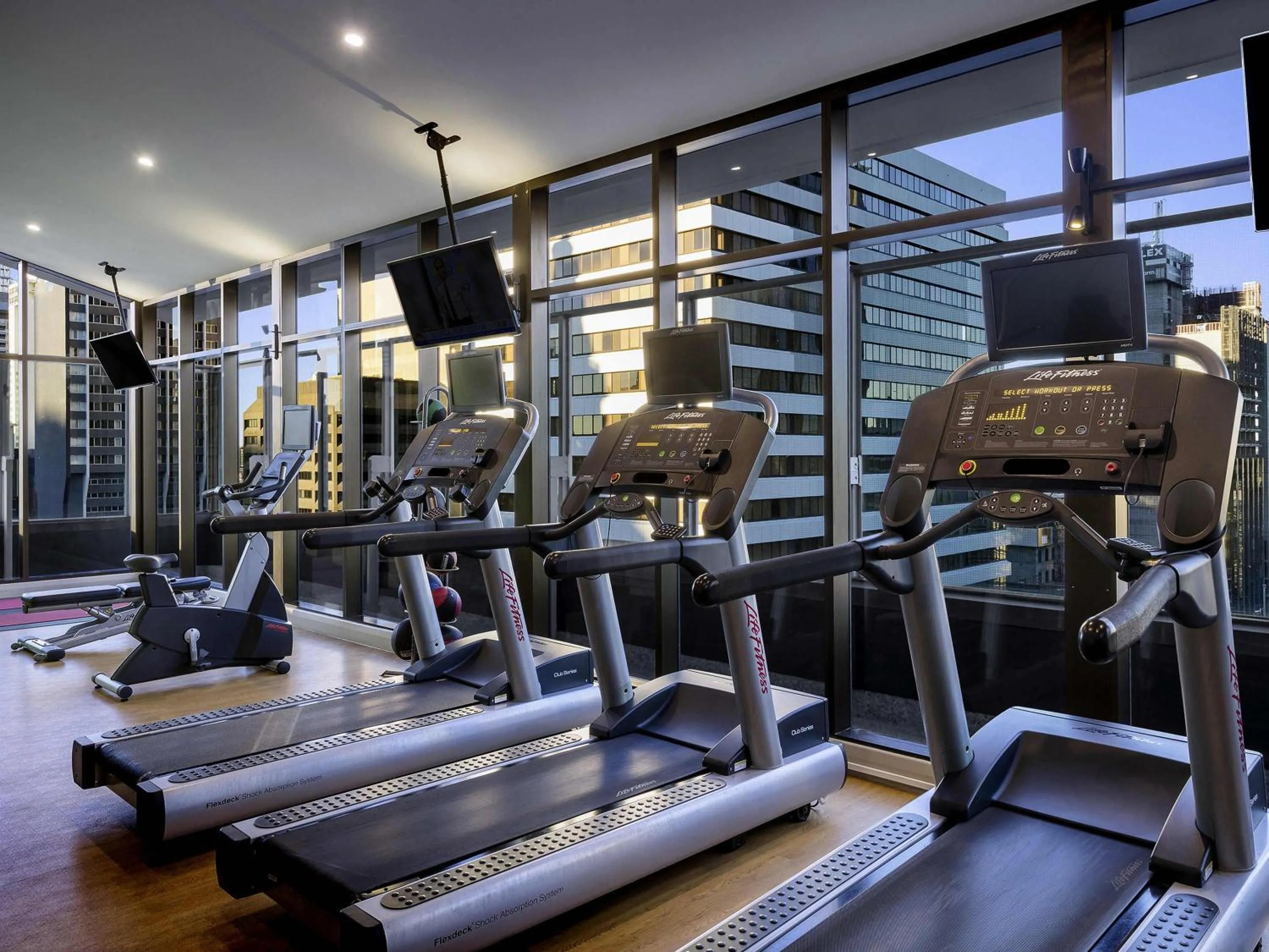 Fitness centre/facilities in Pullman Brisbane King George Square