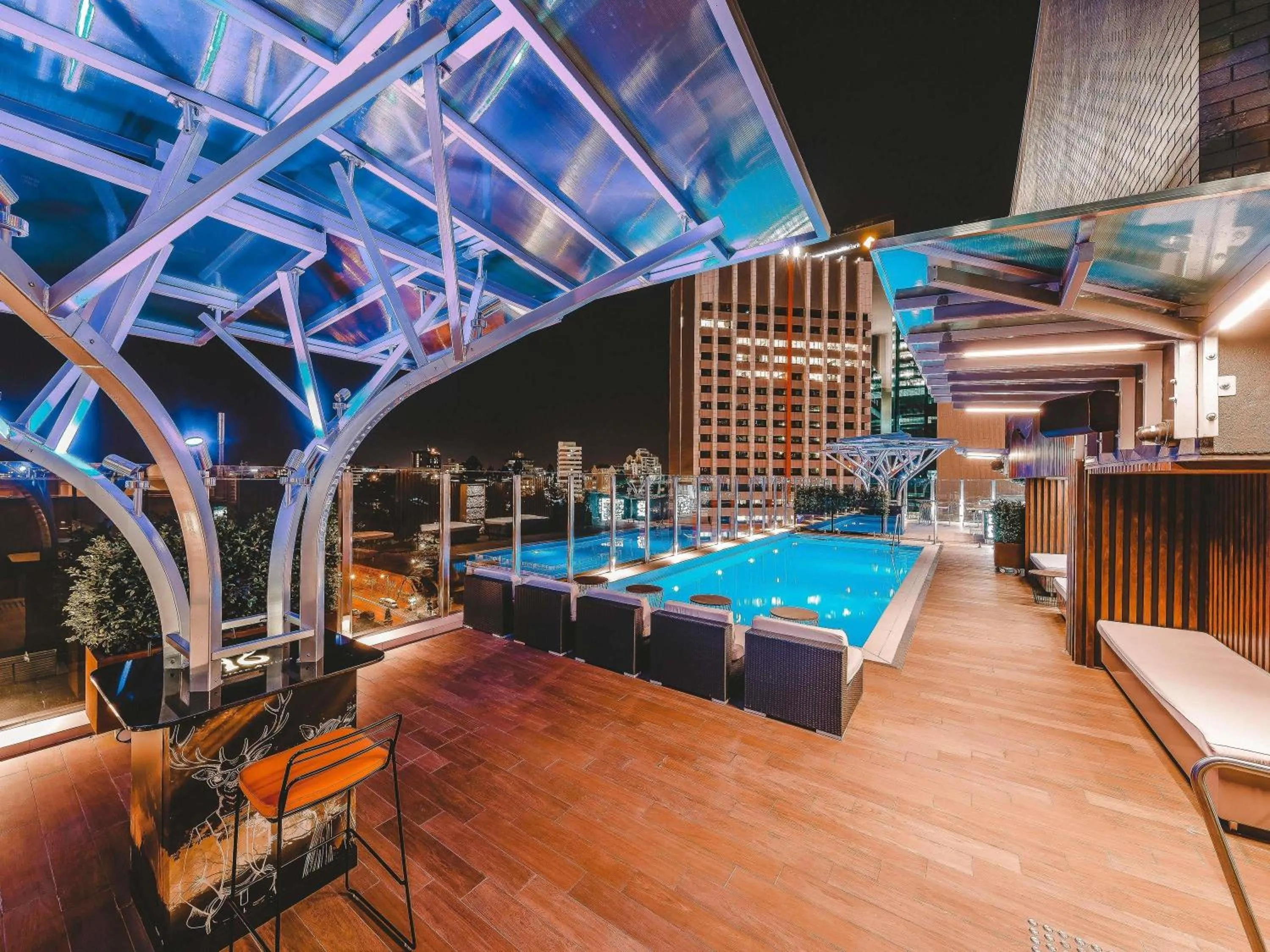 Pool view in Pullman Brisbane King George Square