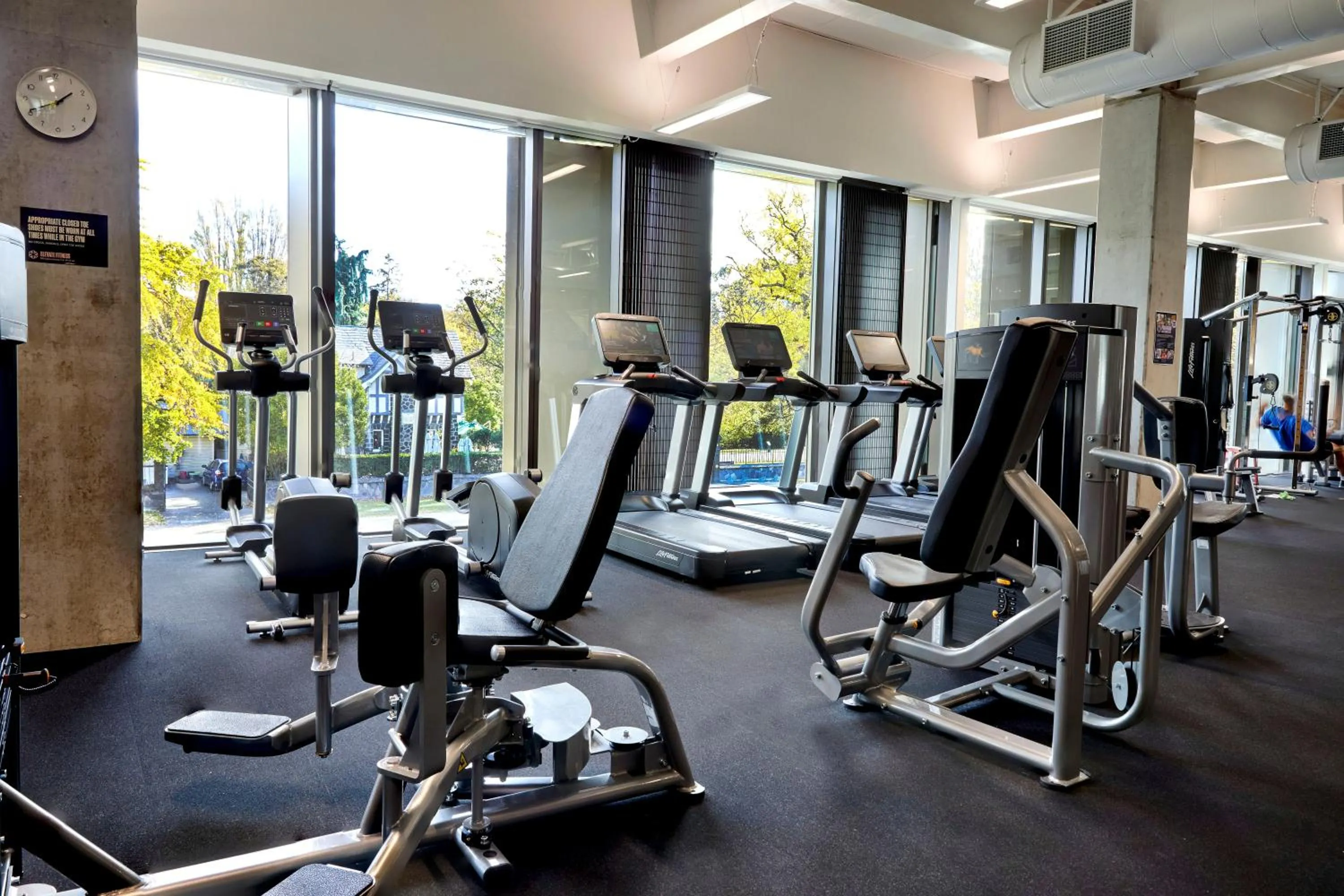 Fitness centre/facilities in Hotel Give