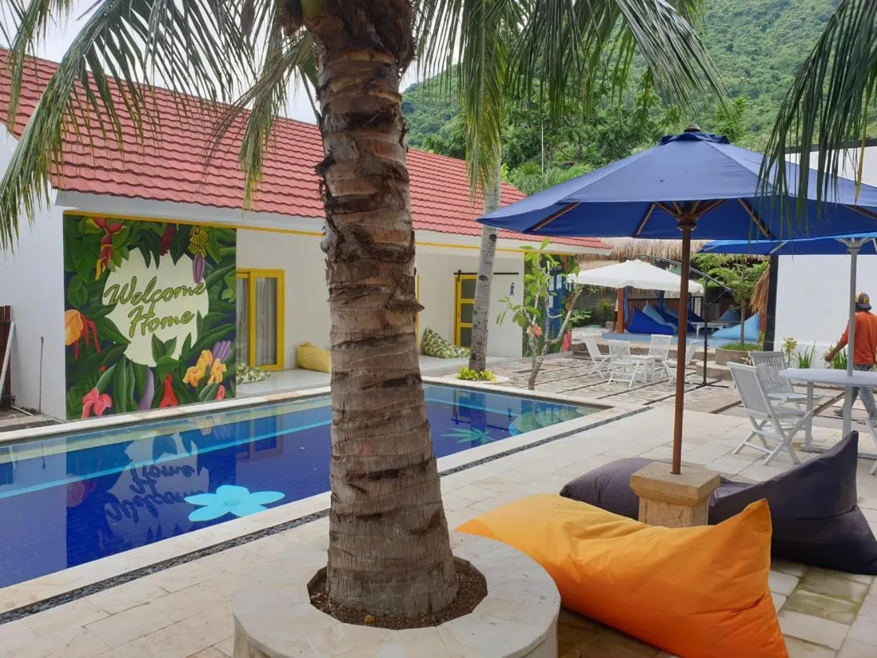 Pool view in Nipah Villas