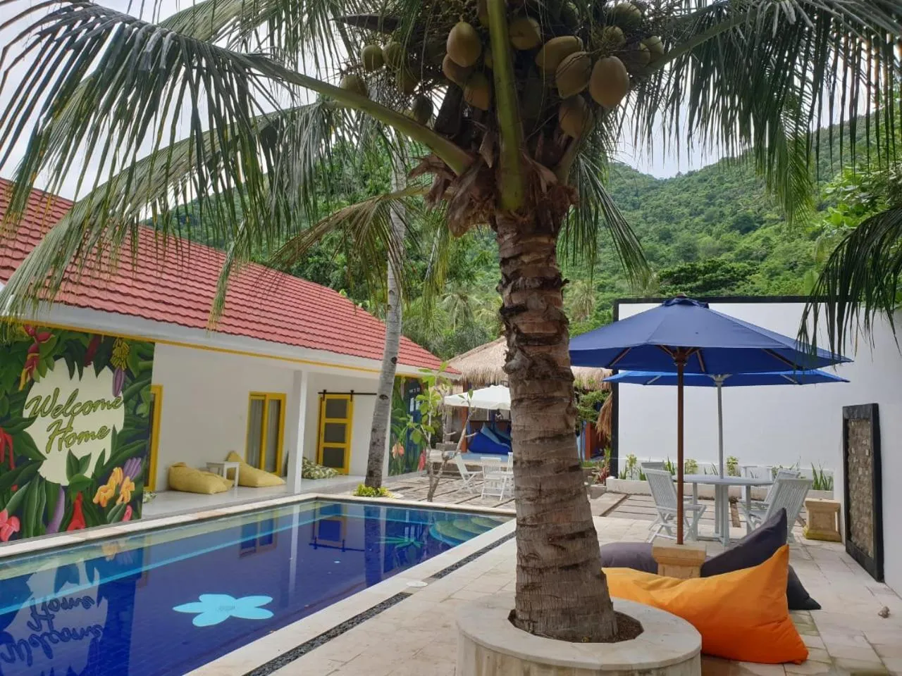 Pool view in Nipah Villas