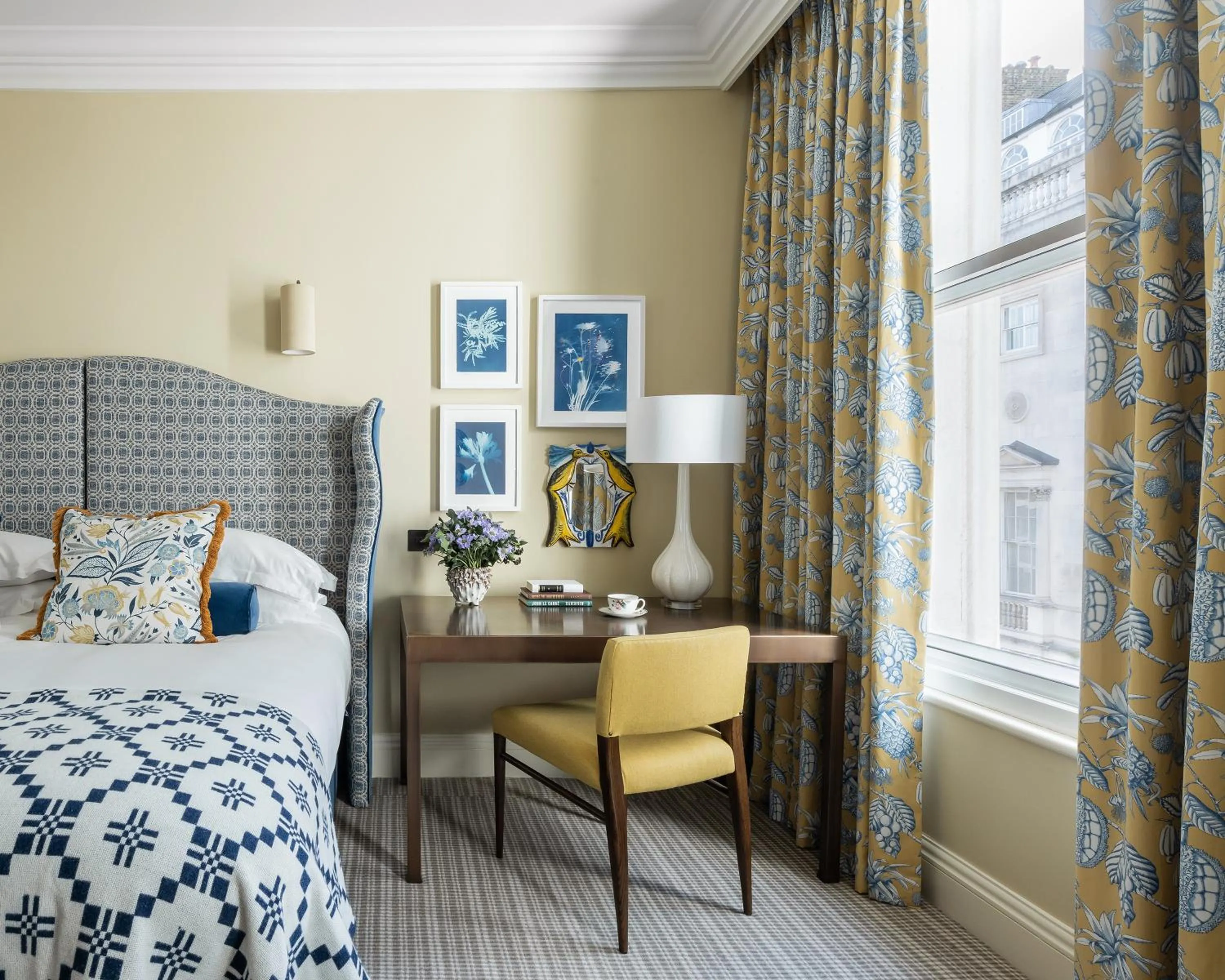 Bed in Brown's Hotel, a Rocco Forte Hotel