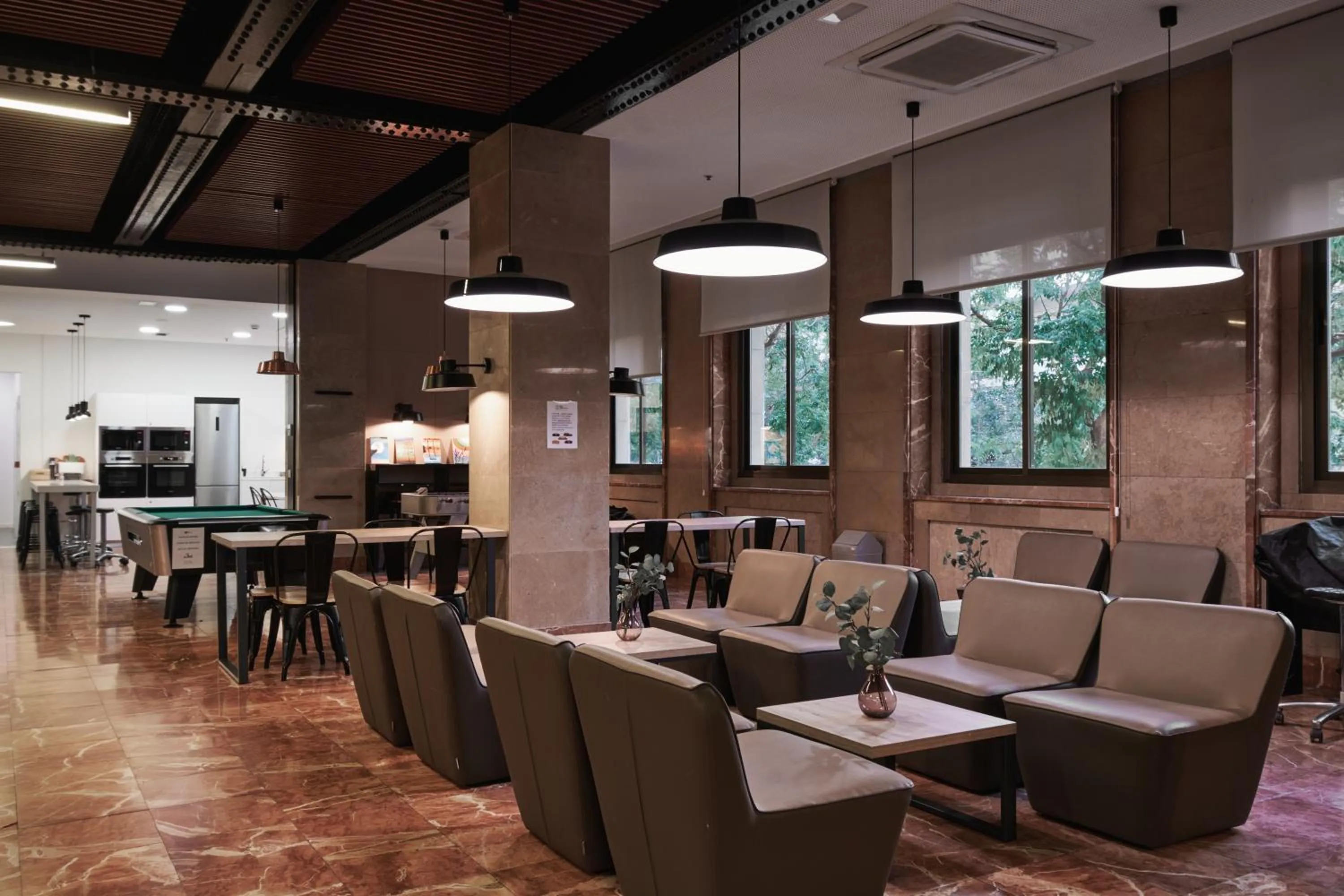 Communal lounge/ TV room in Residencia Universitaria Resa Barcelona Diagonal