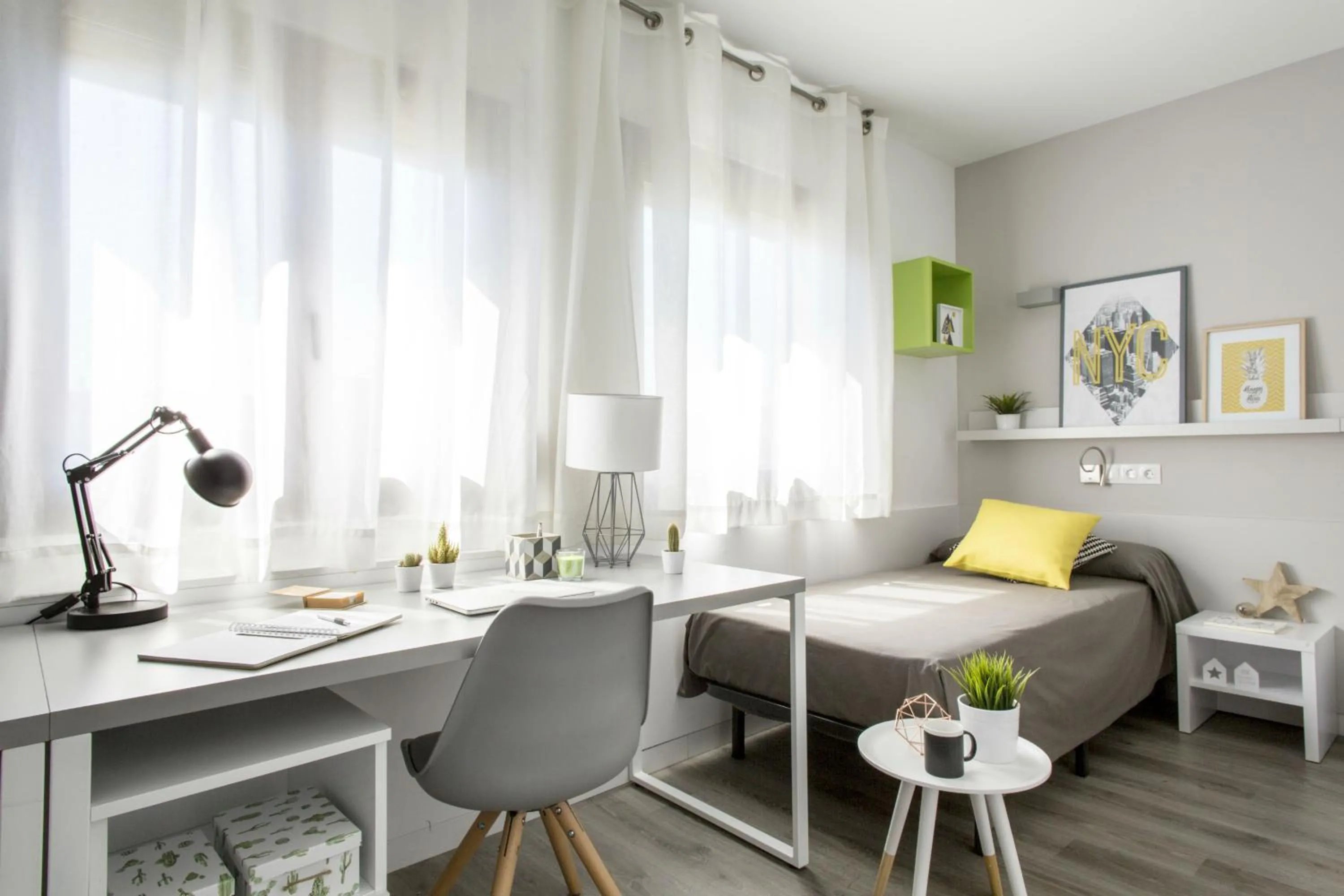 Bedroom in Residencia Universitaria Resa Barcelona Diagonal