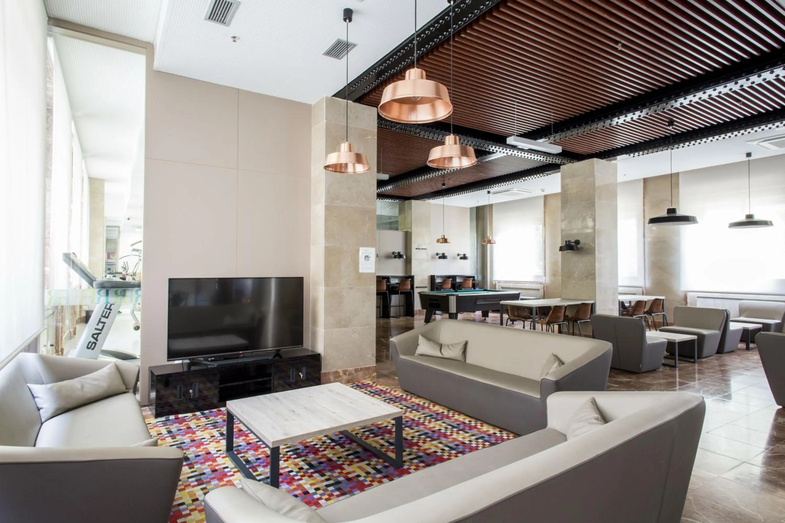 Communal lounge/ TV room in Residencia Universitaria Resa Barcelona Diagonal