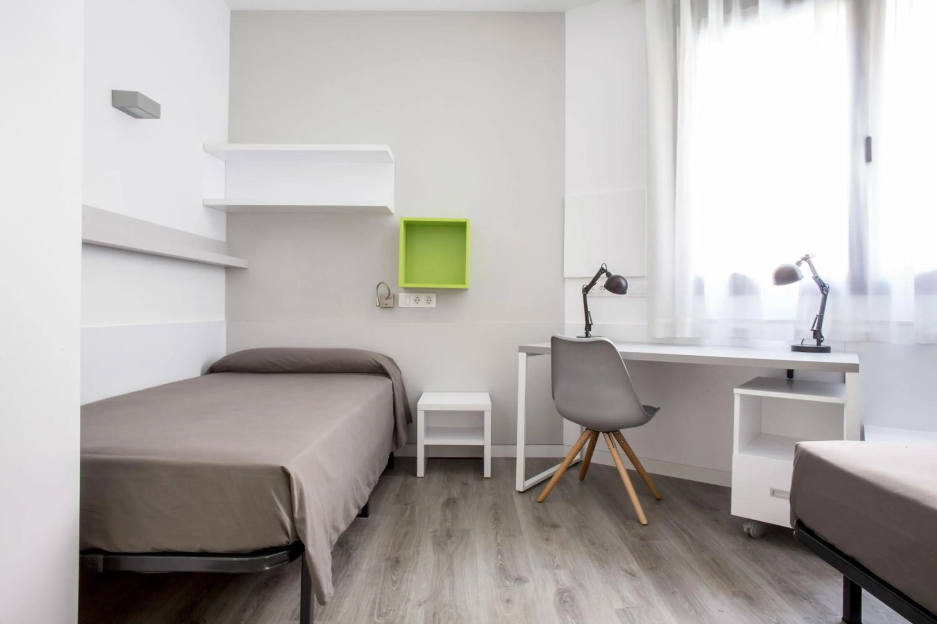 Bedroom, Bed in Residencia Universitaria Resa Barcelona Diagonal