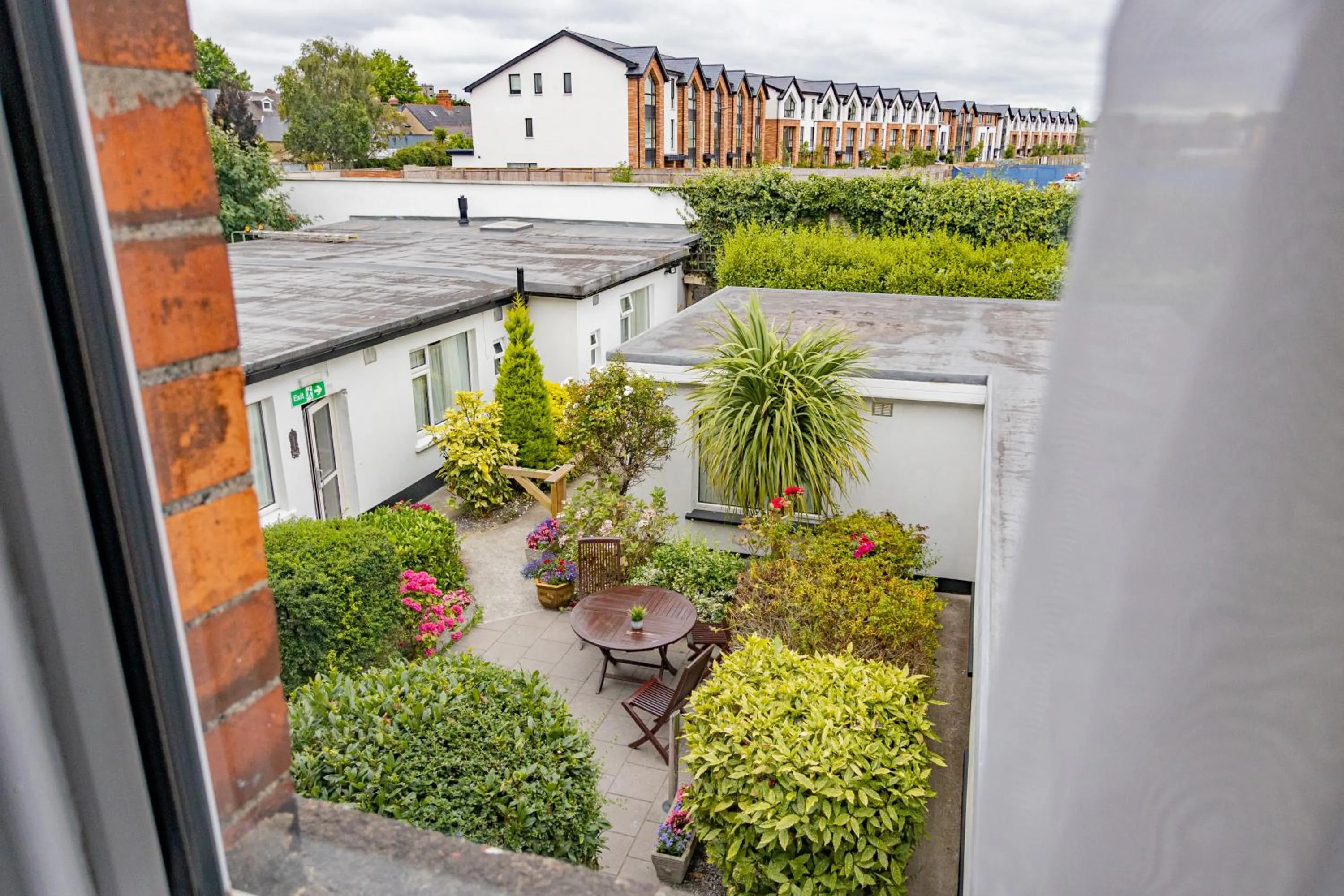 Garden view in Egans House
