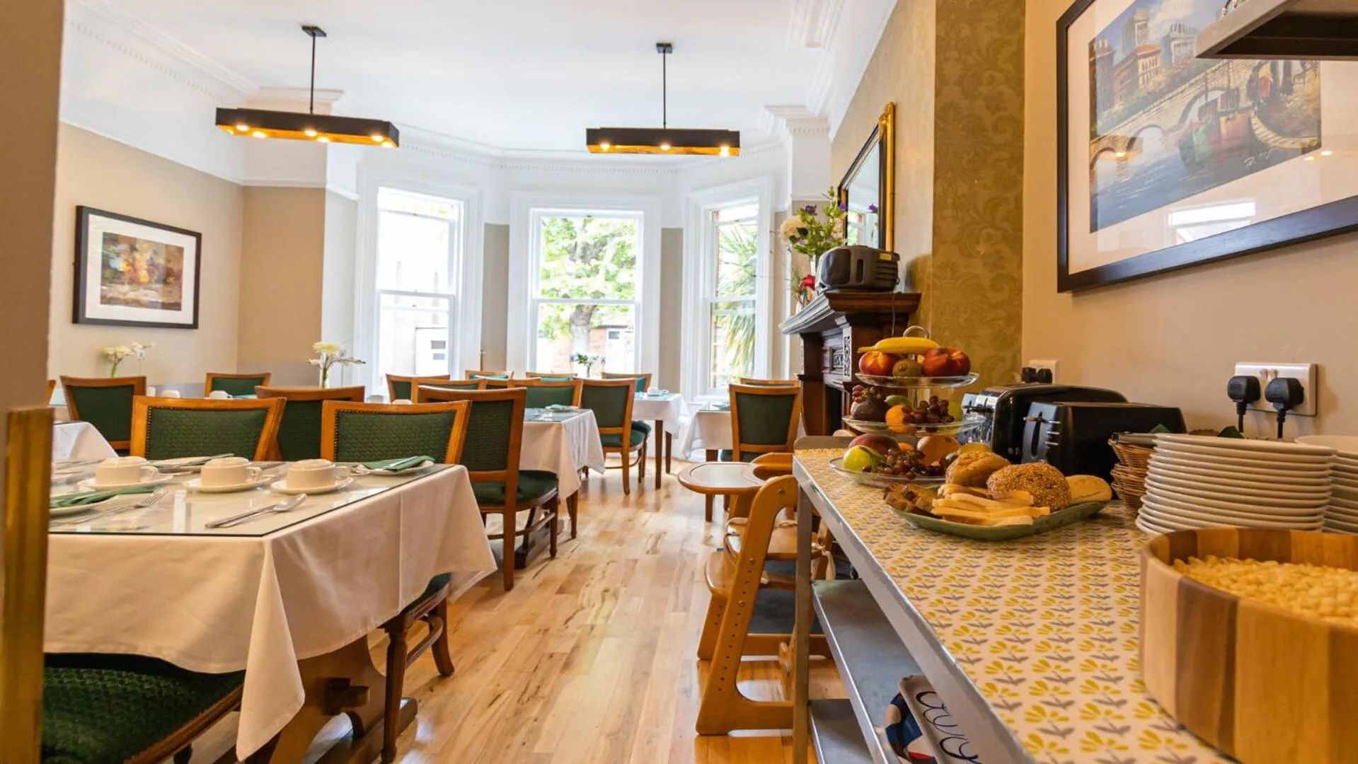 Dining area in Egans House