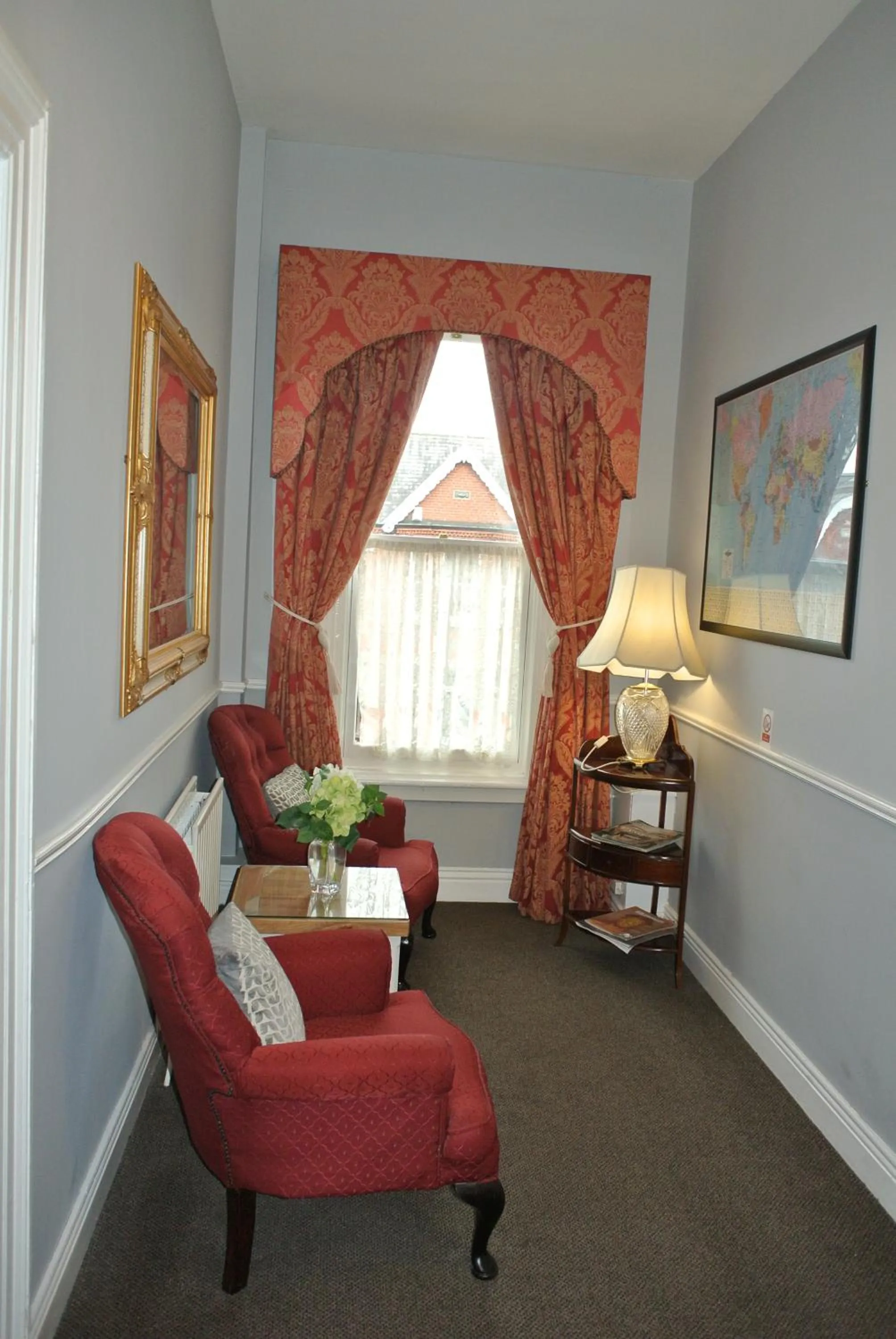 Seating area in Egans House