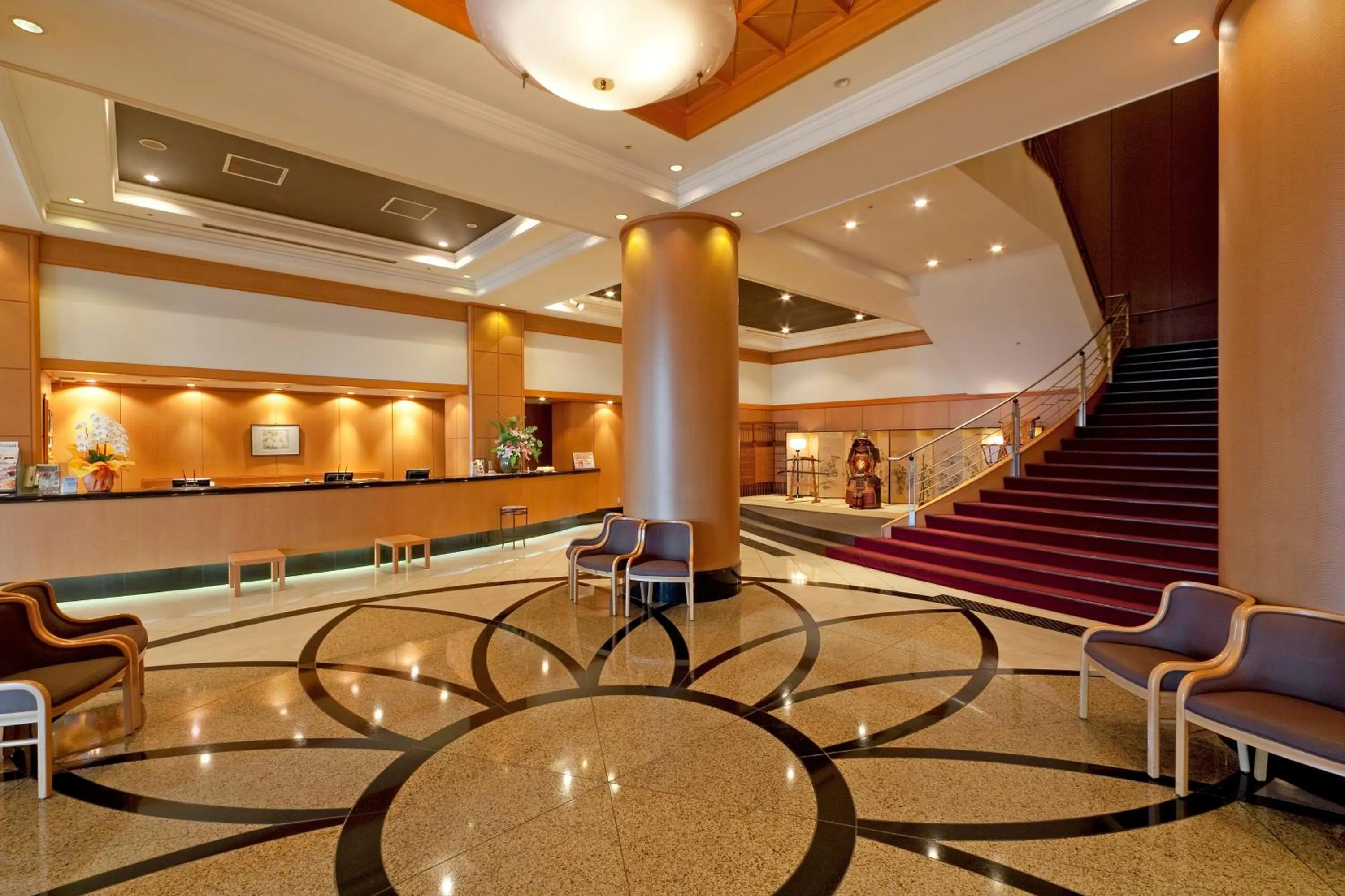 Lobby or reception in Kanku Izumiotsu Washington Hotel