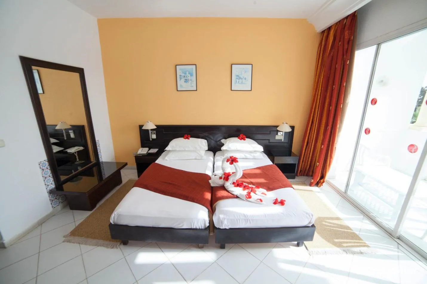 Bed in Hotel Liberty Resort