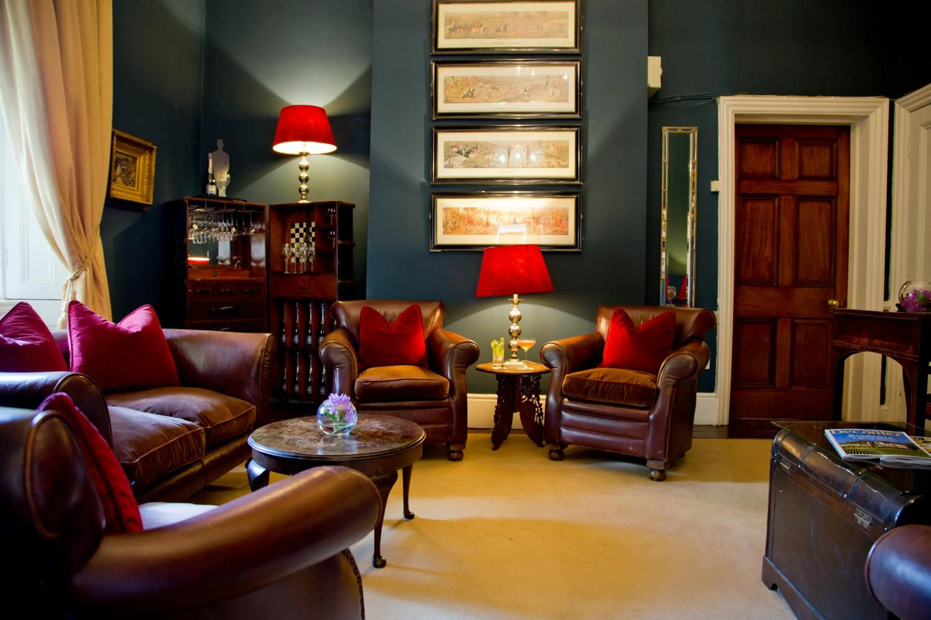Library in Dunbrody Country House Hotel
