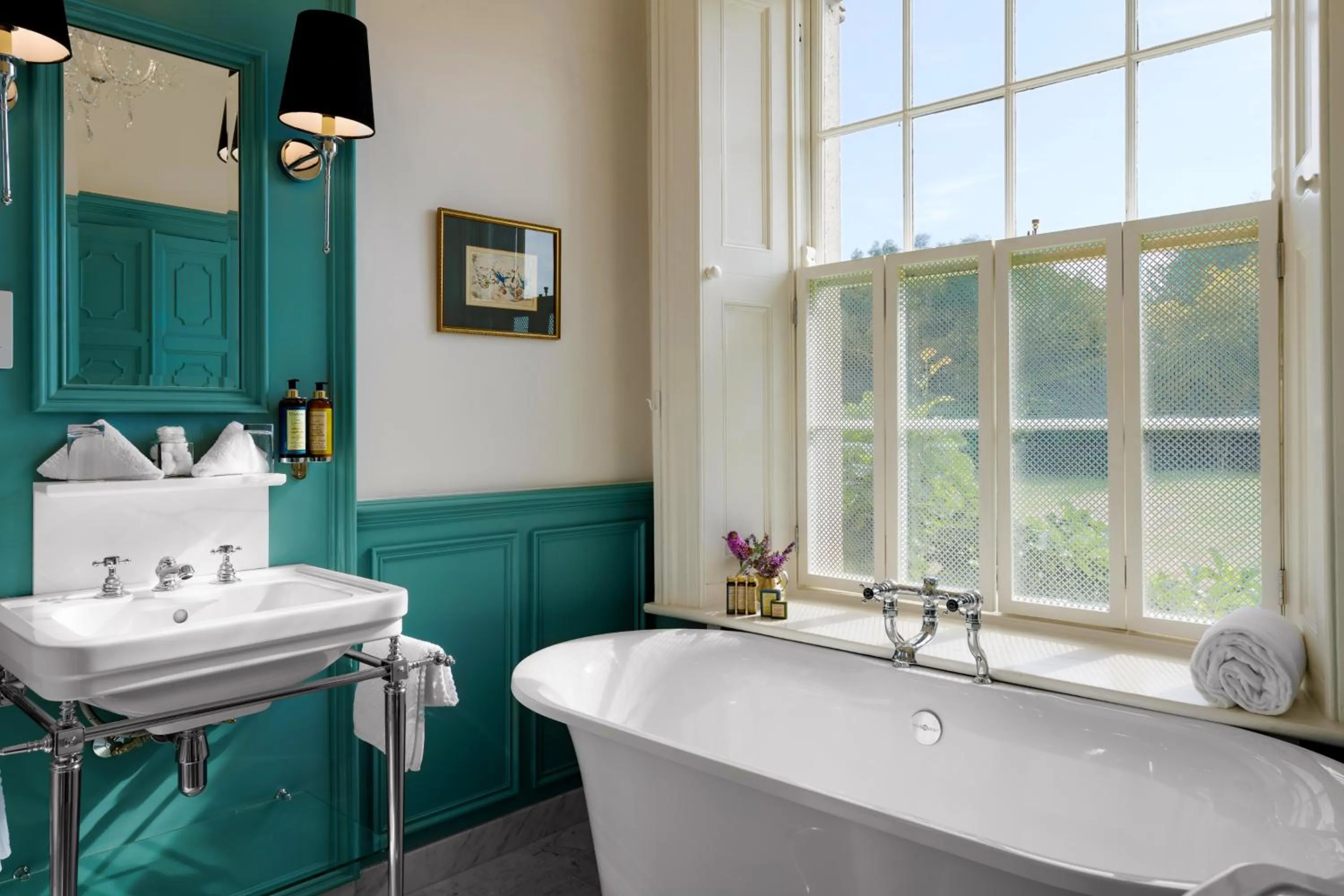 Bathroom in Dunbrody Country House Hotel