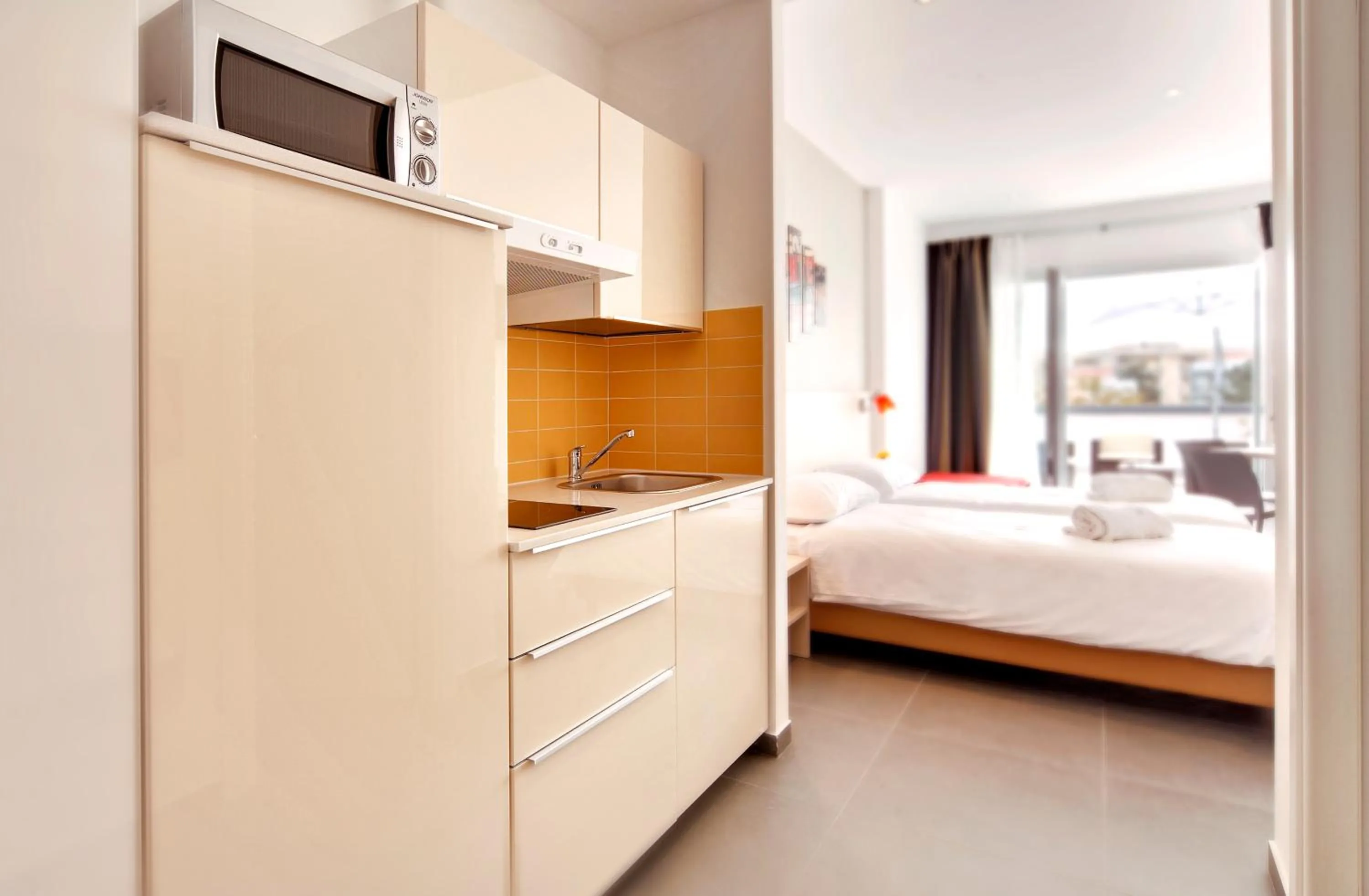 Kitchen or kitchenette, Bed in Residence Dei Viali