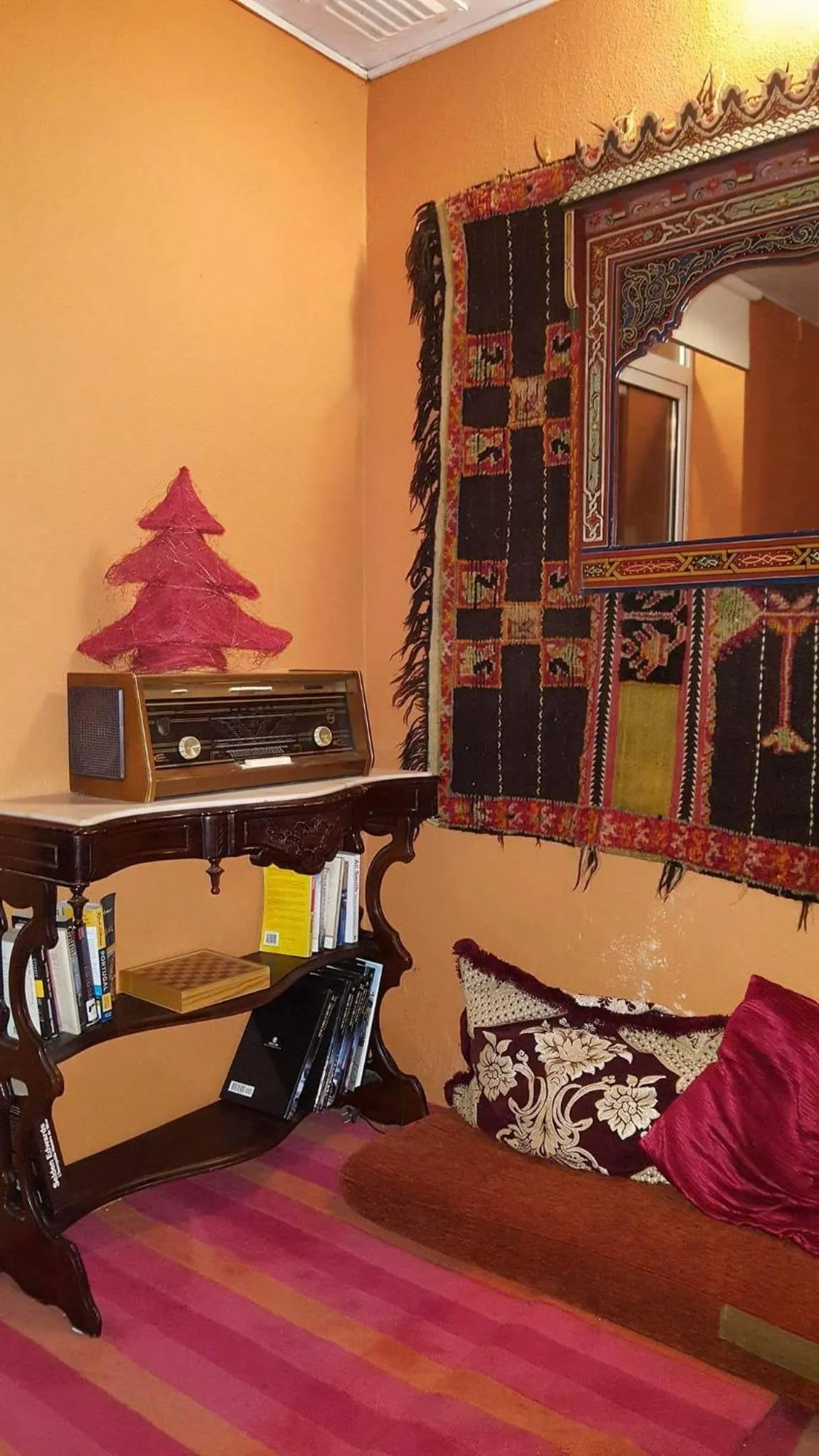 Living room, Bed in Porto Riad - Guest House