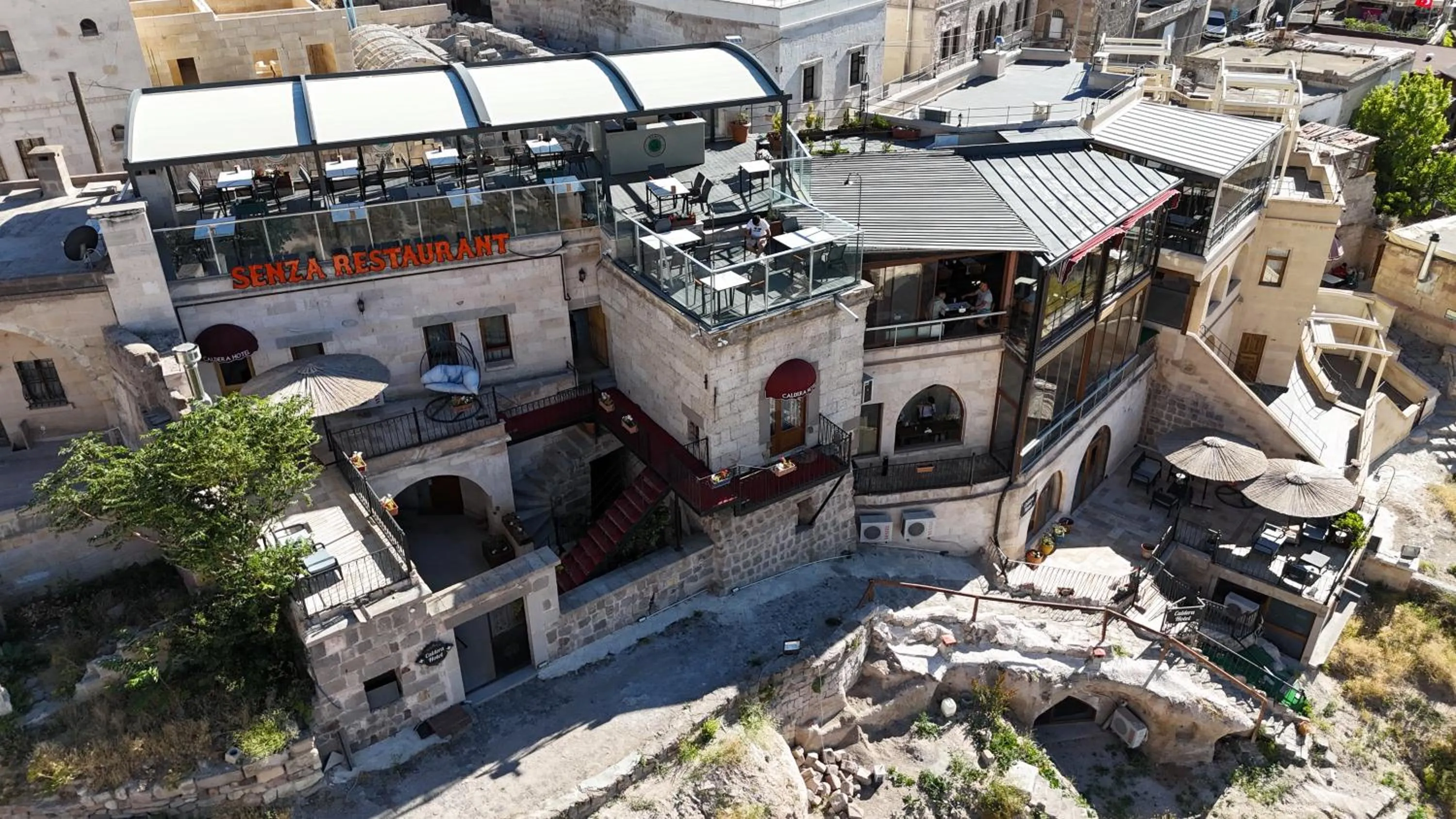 Property building in Caldera Cave Hotel