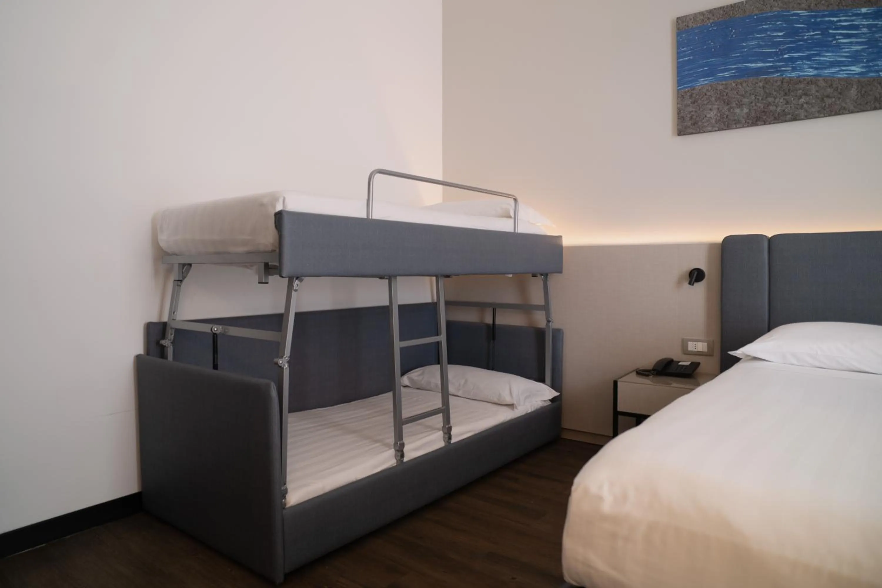 Bed in Sea Lion Hotel