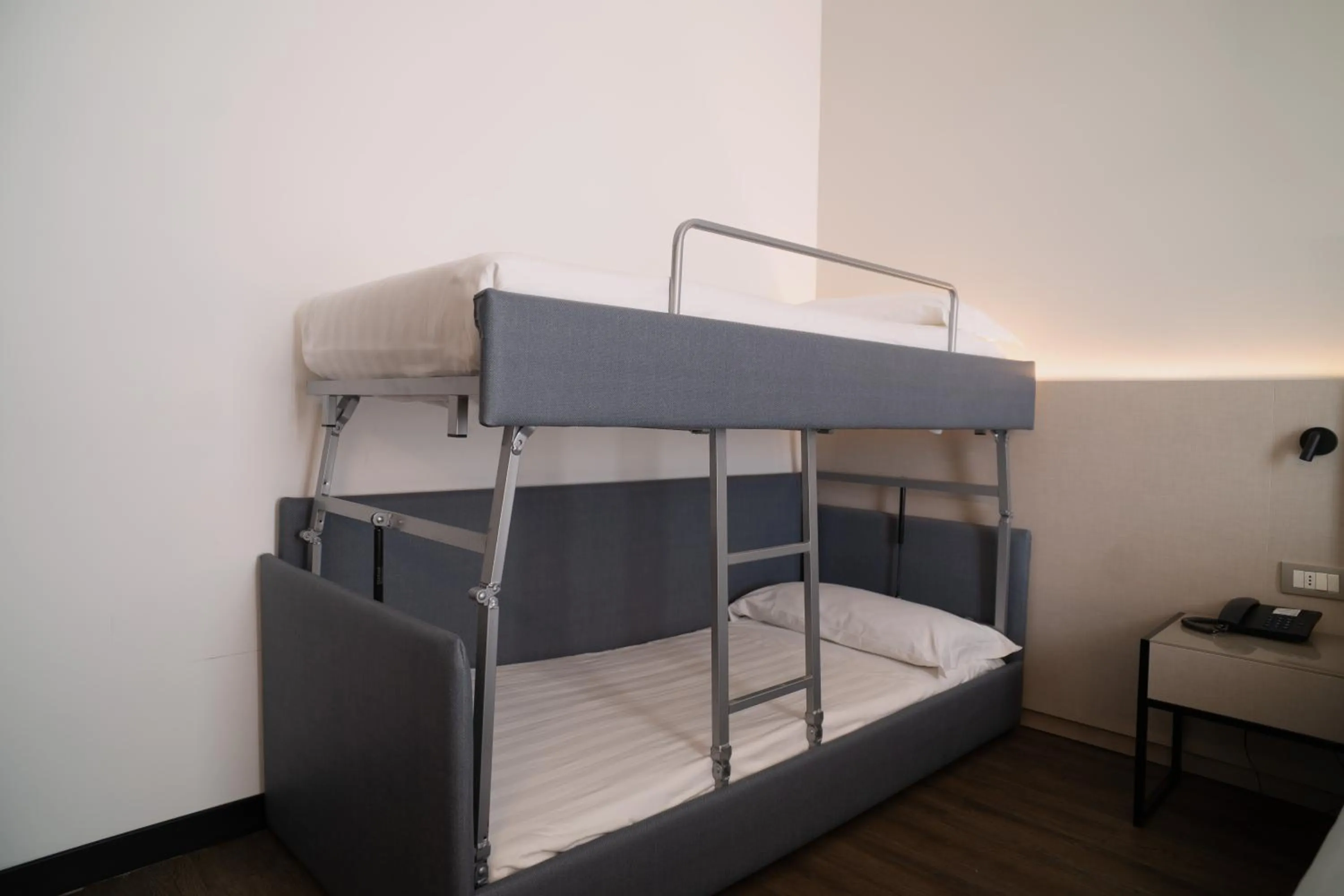 Bed in Sea Lion Hotel