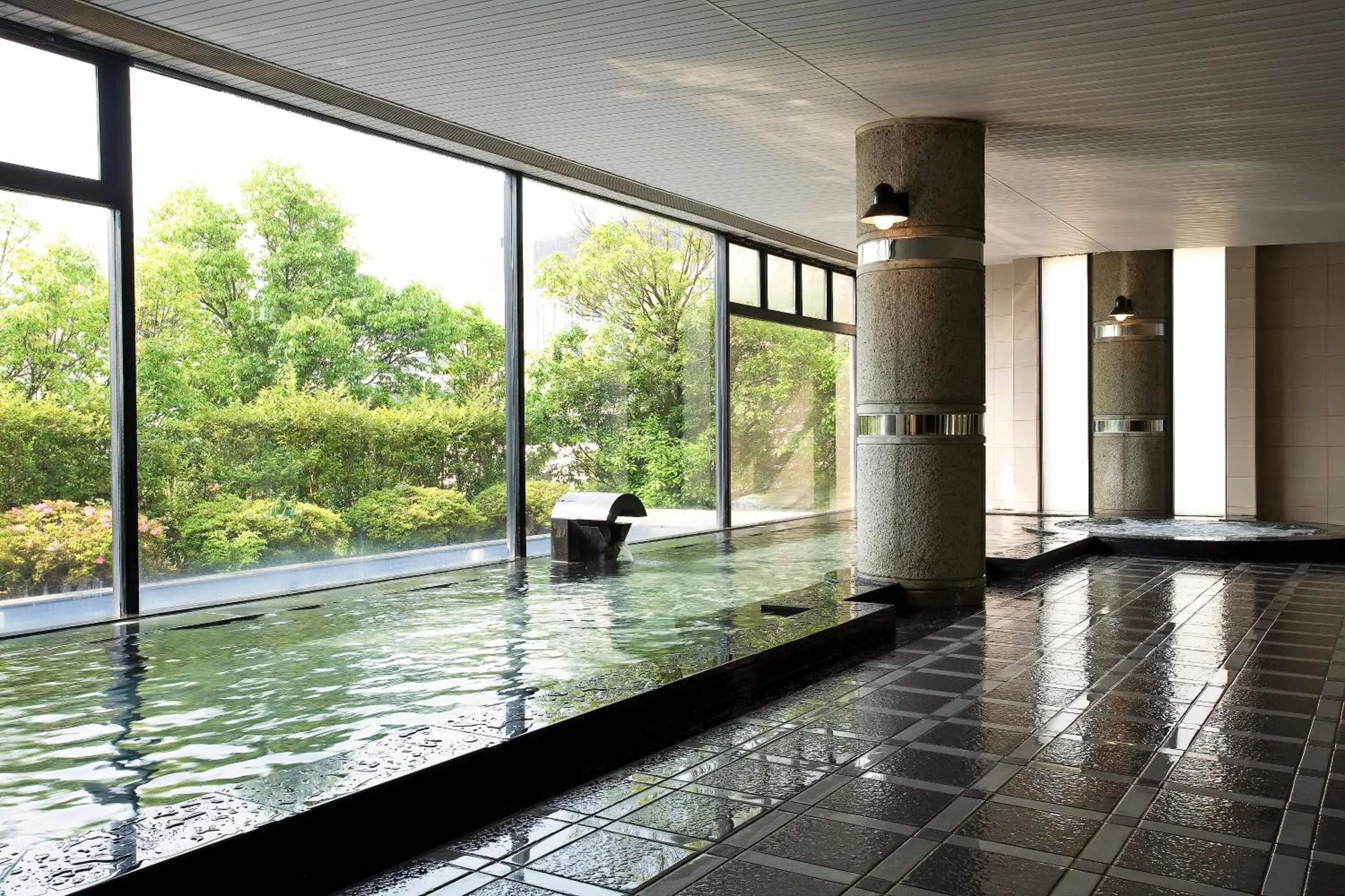 Hot Spring Bath in Spring Golf and Art Resort Awaji