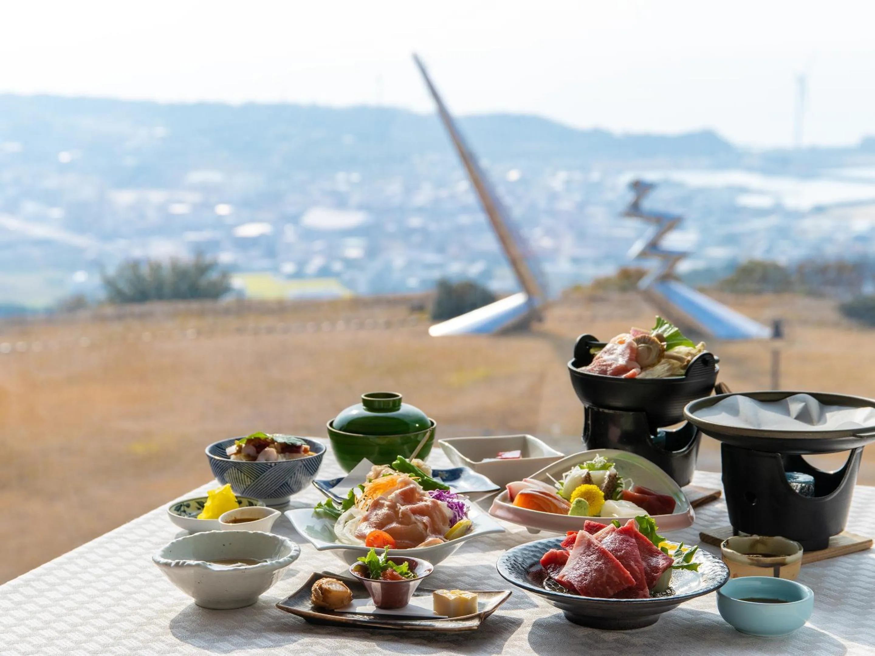 Meals in Spring Golf and Art Resort Awaji