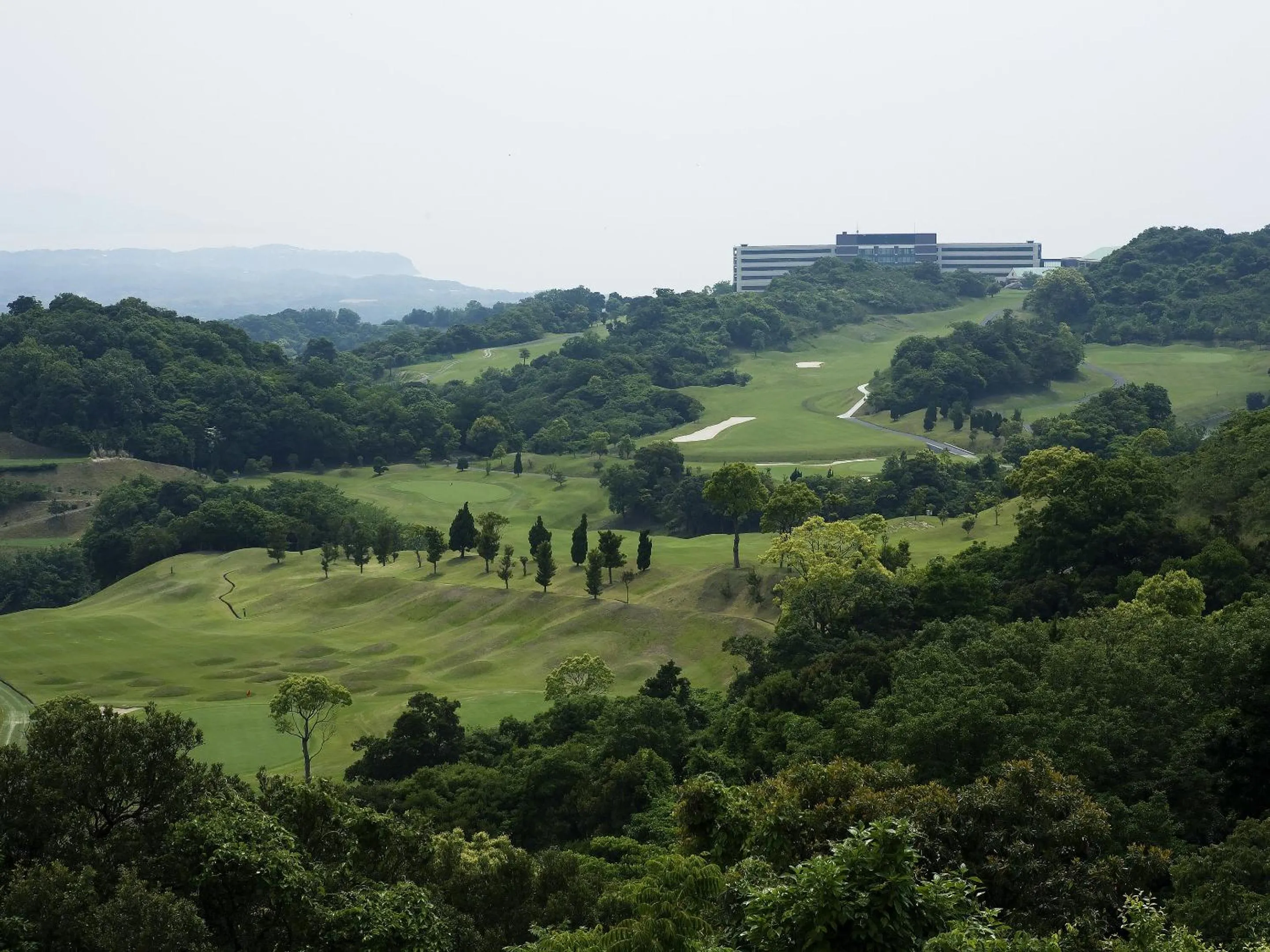 Golfcourse, Bird's-eye View in Spring Golf and Art Resort Awaji