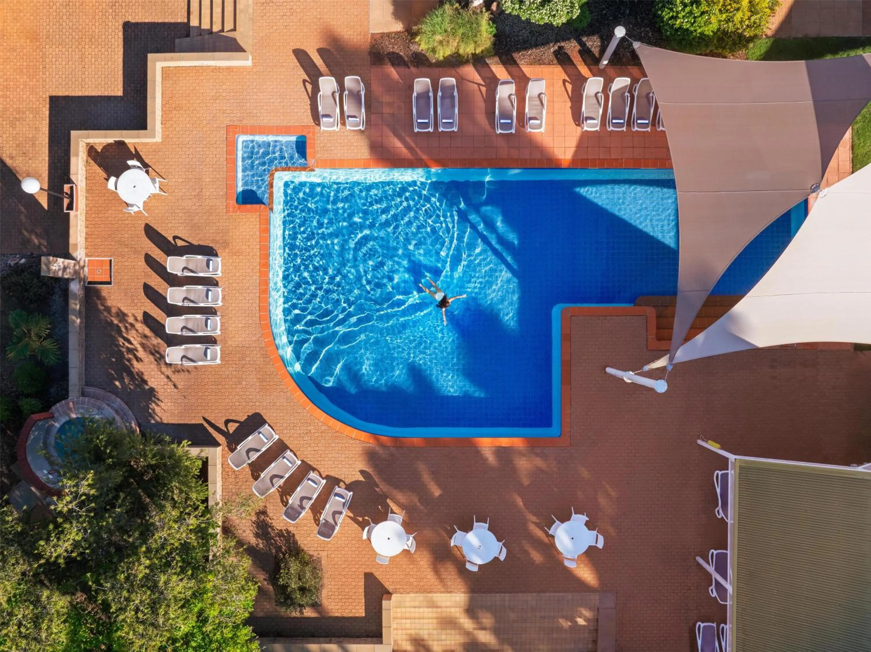 Pool view in DoubleTree by Hilton Alice Springs